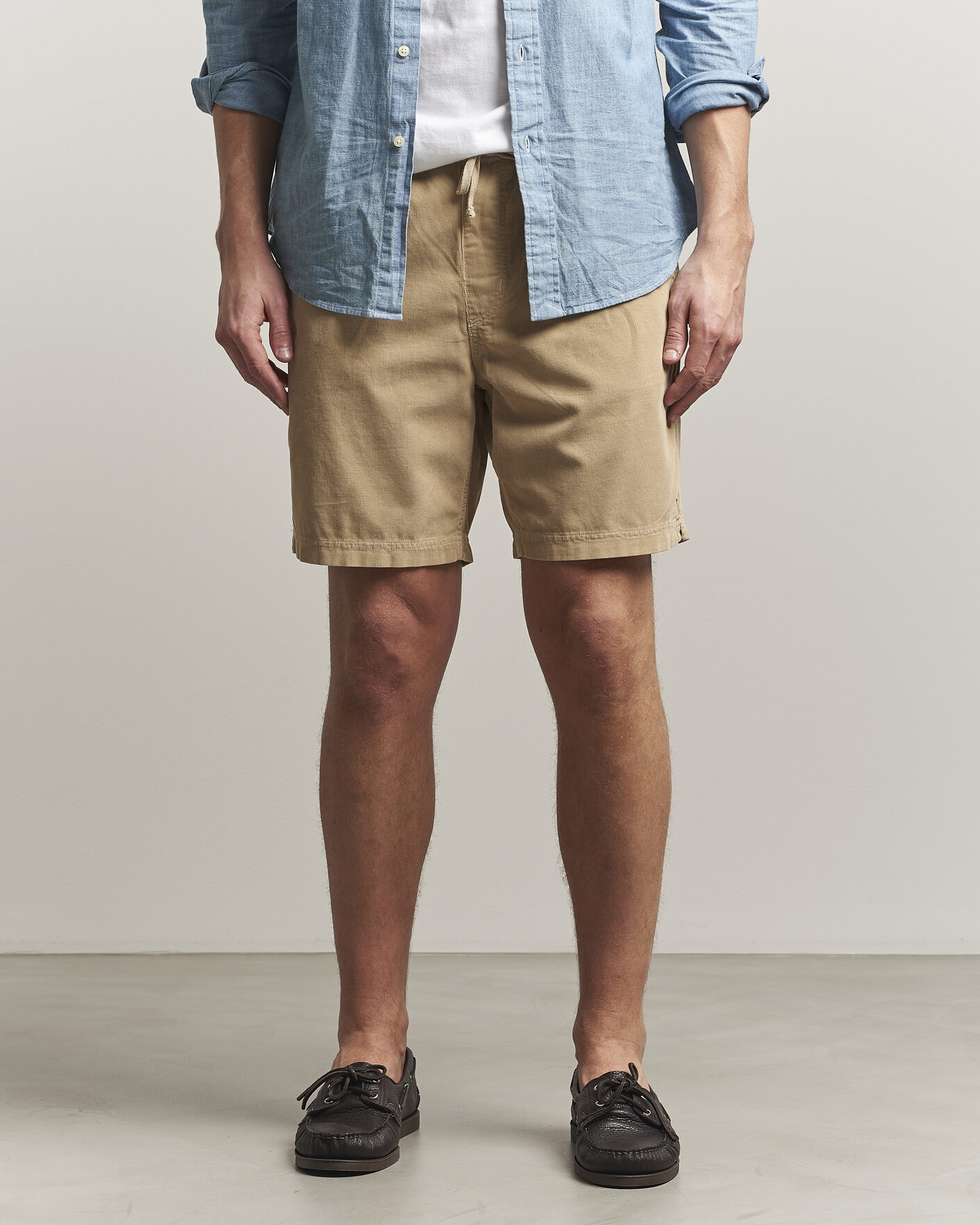 Uomini | Pantaloncini | Polo Ralph Lauren | Wale Cord Shorts Paddock Tan