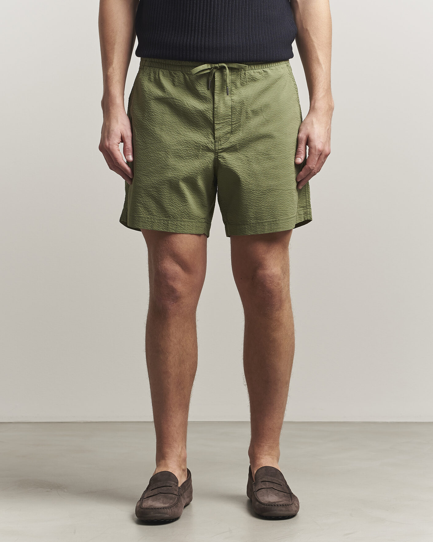 Uomini | Pantaloncini | Polo Ralph Lauren | Seersucker Shorts Supply Olive