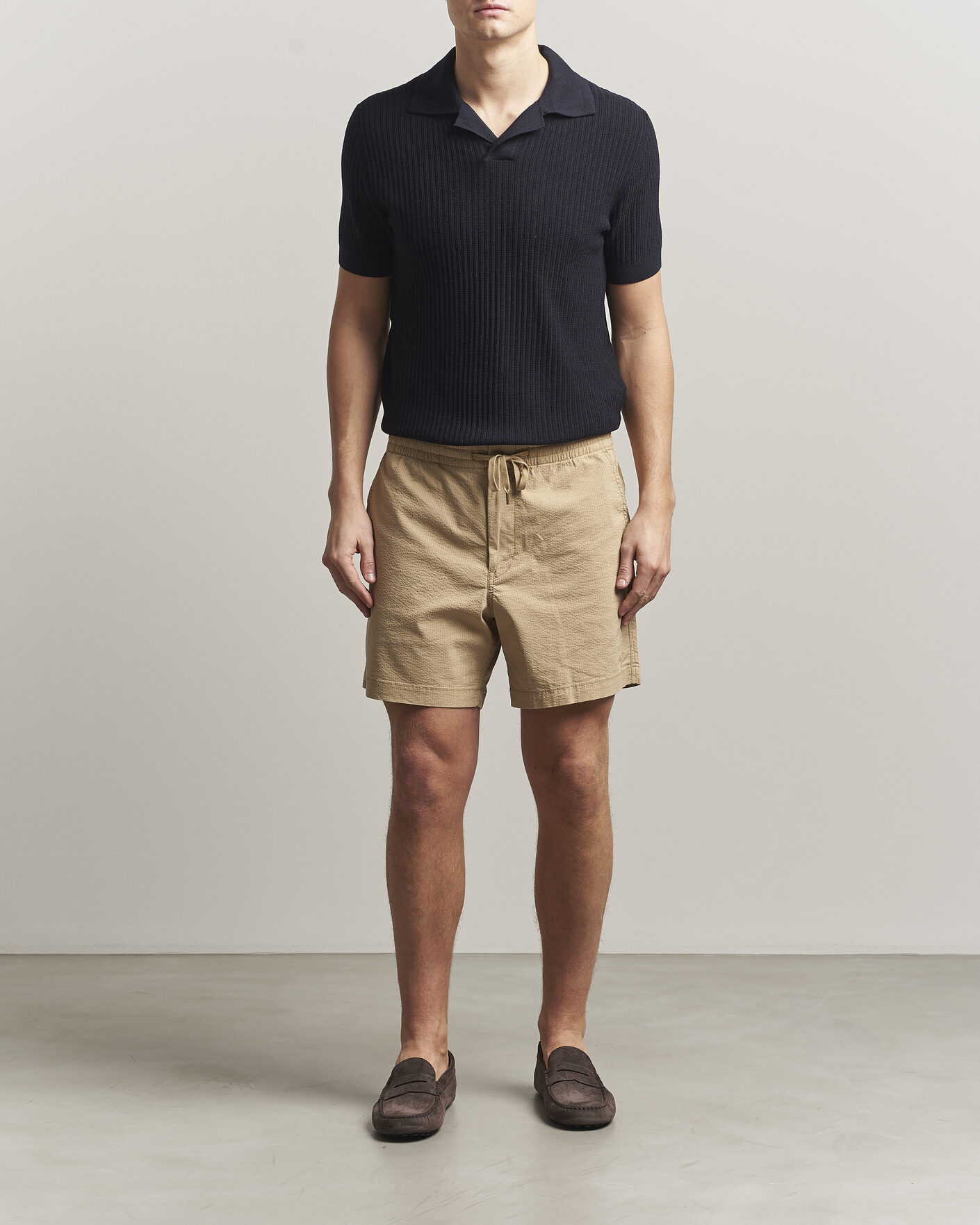 Uomini | Pantaloncini | Polo Ralph Lauren | Seersucker Shorts Coastal Beige