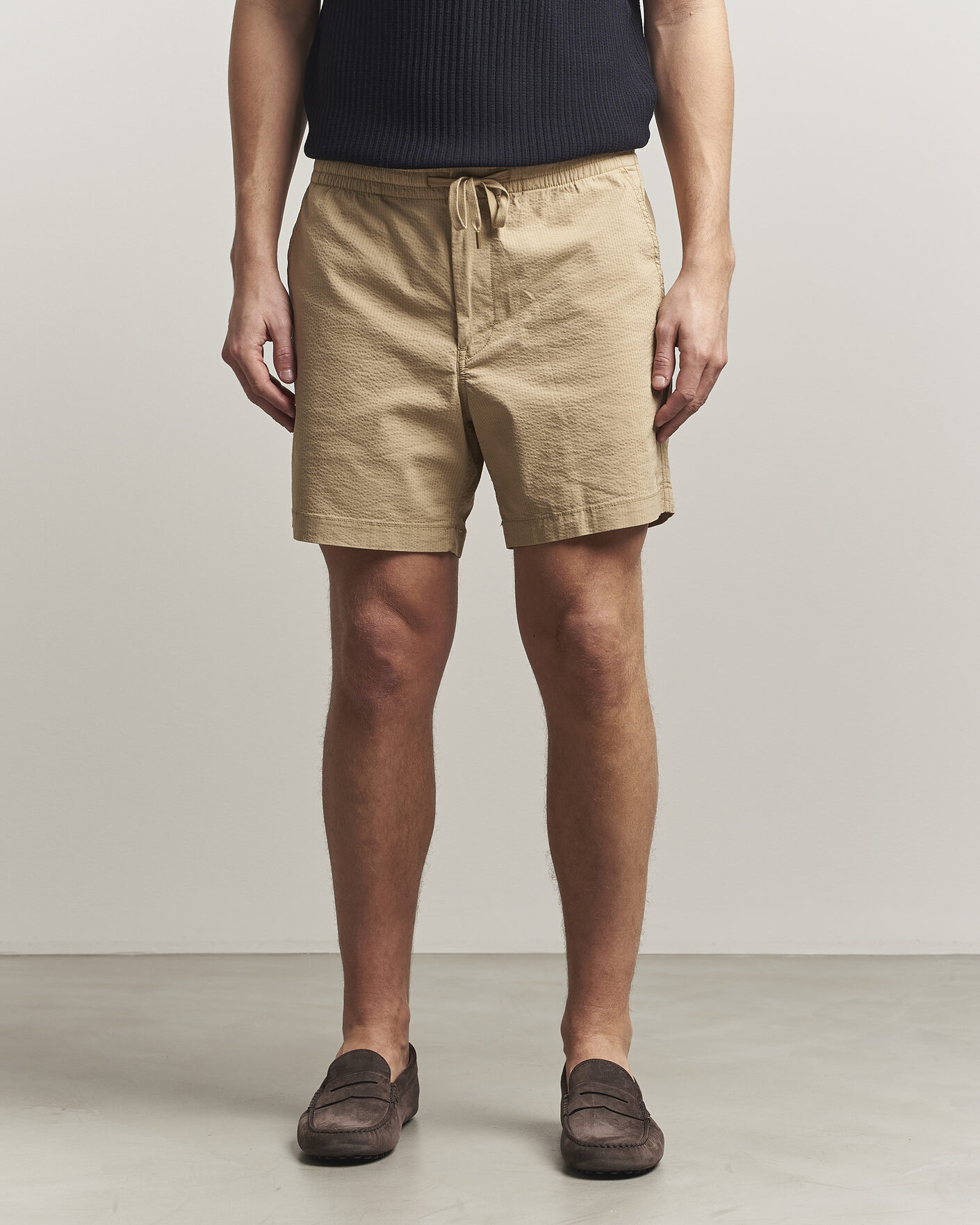 Uomini | Pantaloncini | Polo Ralph Lauren | Seersucker Shorts Coastal Beige