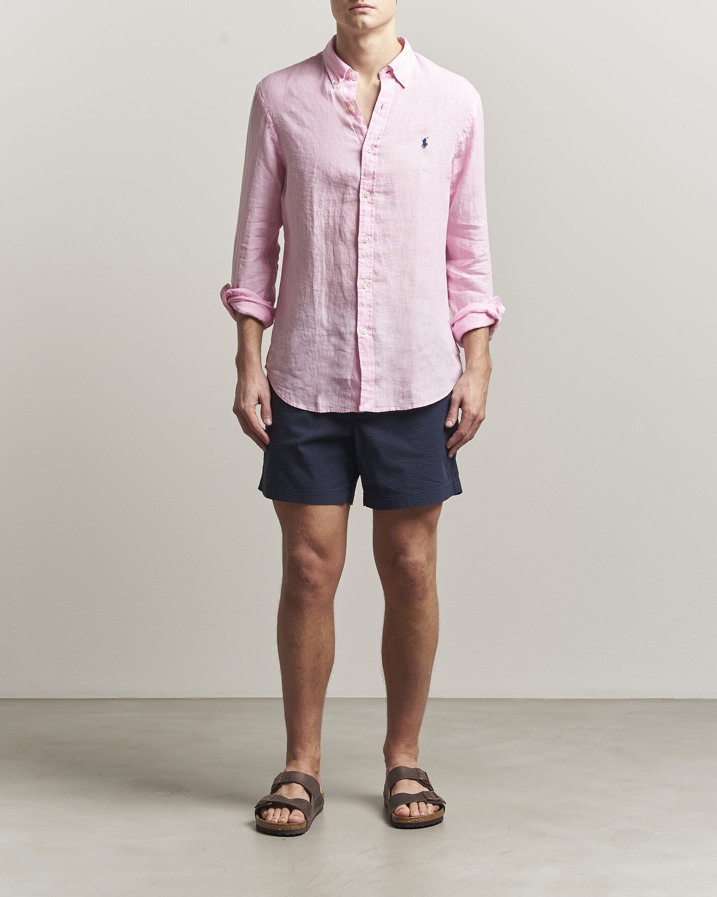 Uomini | Pantaloncini | Polo Ralph Lauren | Seersucker Shorts Newport Navy