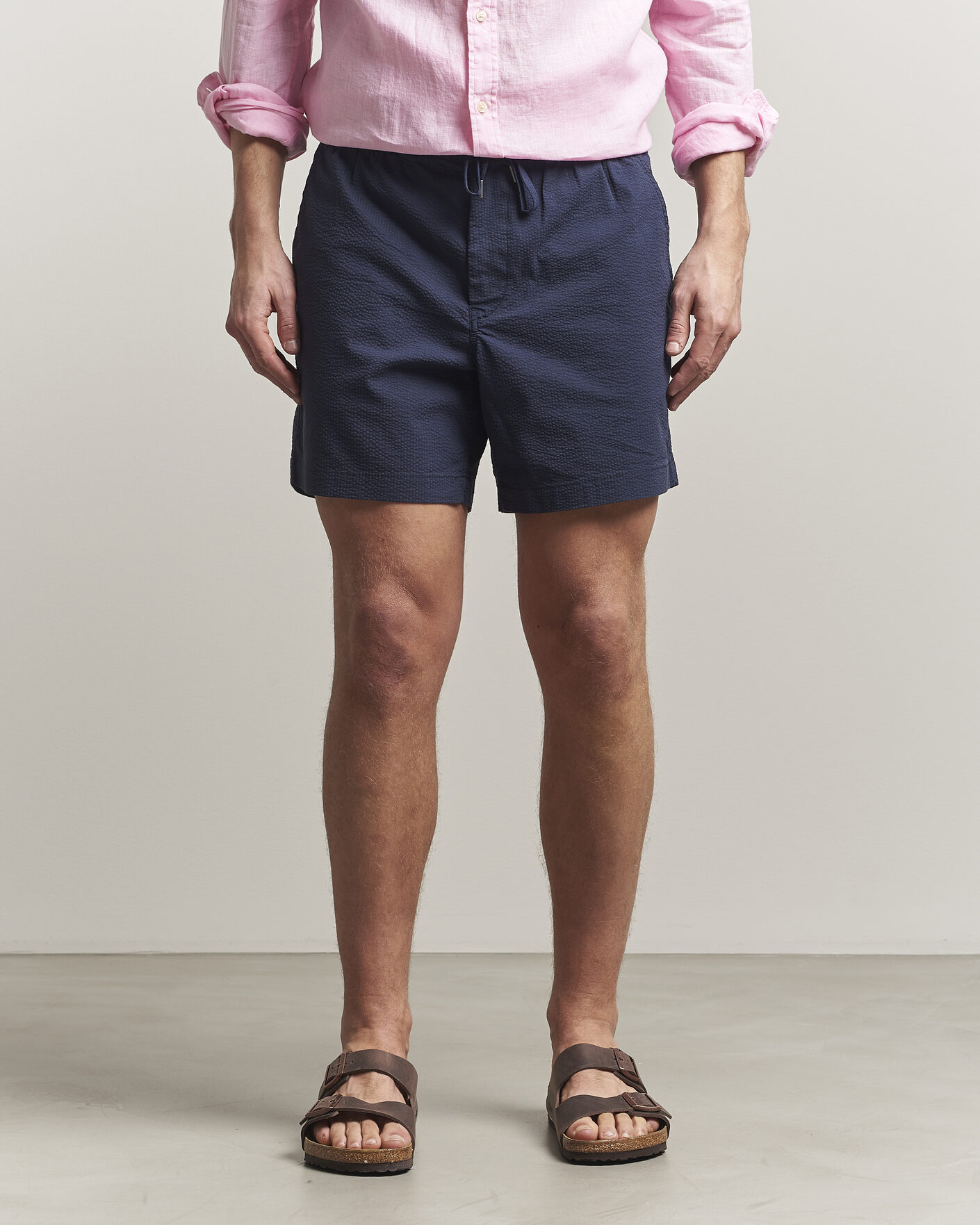Uomini | Pantaloncini | Polo Ralph Lauren | Seersucker Shorts Newport Navy