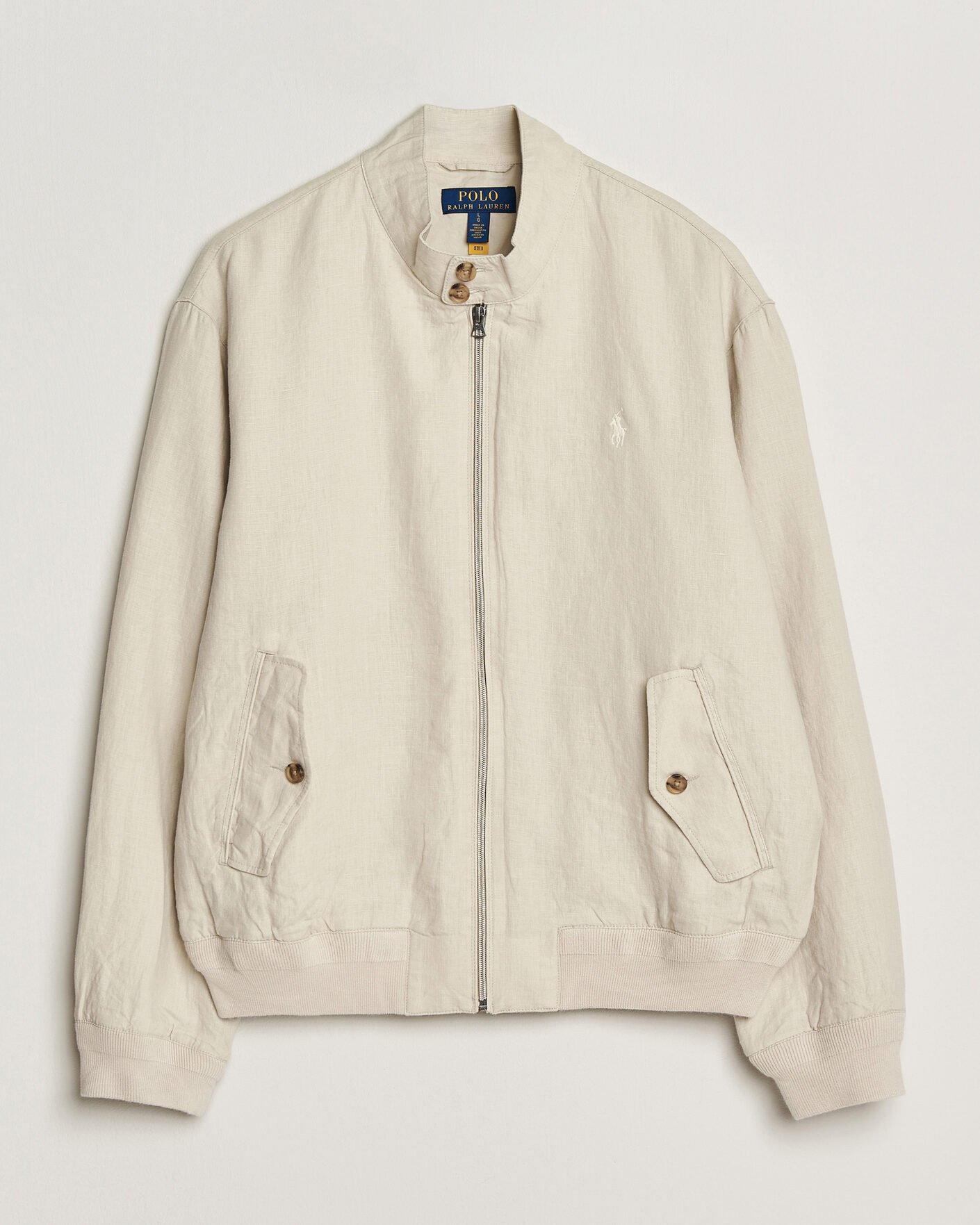 Uomini | Giacche | Polo Ralph Lauren | Linen Herringbone Windbreaker Basic Sand