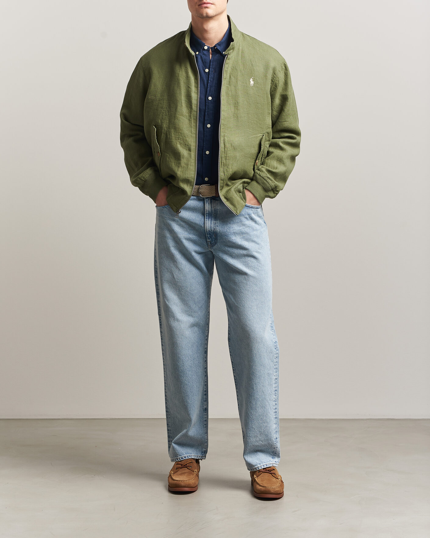 Uomini | Giacche | Polo Ralph Lauren | Linen Herringbone Windbreaker Garden Trail