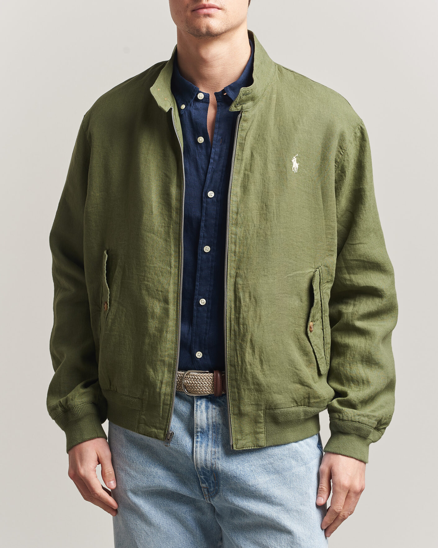 Uomini | Giacche | Polo Ralph Lauren | Linen Herringbone Windbreaker Garden Trail