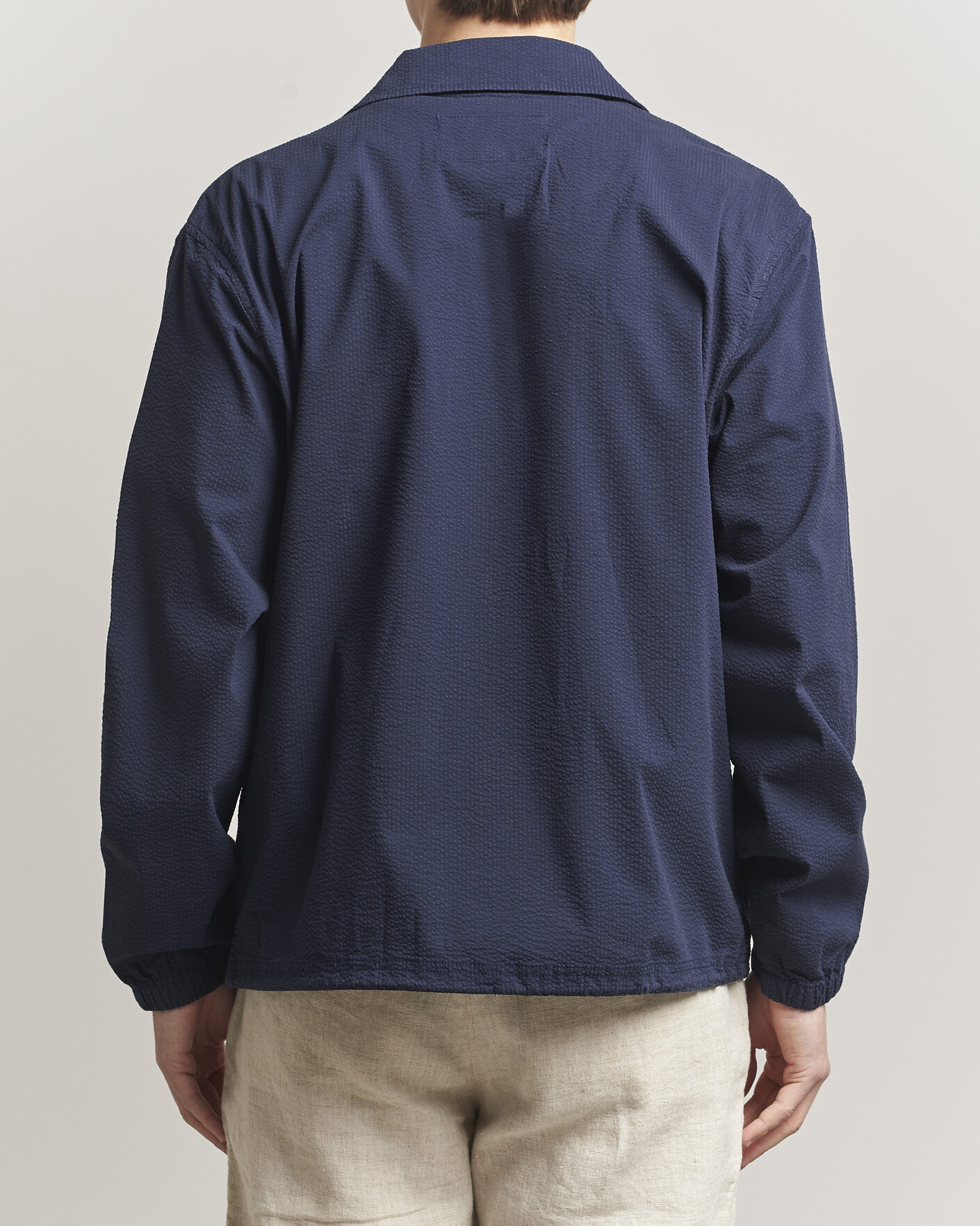 Uomini | Giacche | Polo Ralph Lauren | Seersucker Windbreaker Jacket Newport Navy