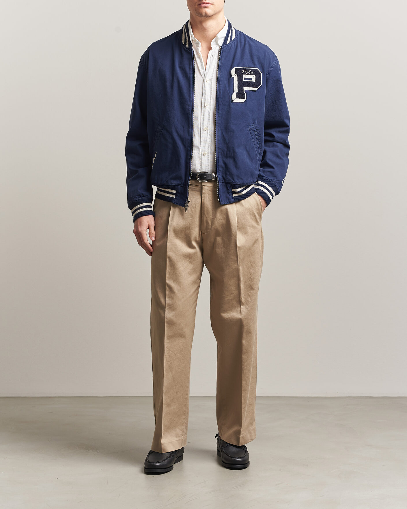 Uomini | Giacche | Polo Ralph Lauren | Rustic Canvas Bomberjacket Newport Navy