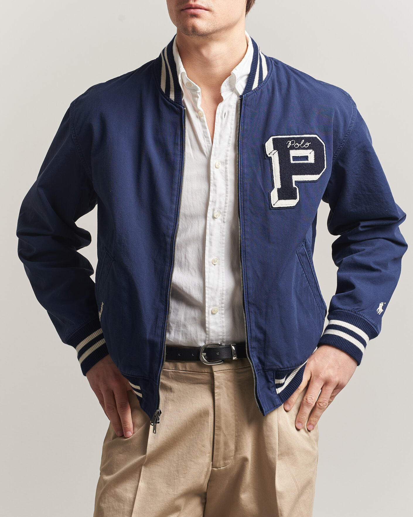 Uomini | Giacche | Polo Ralph Lauren | Rustic Canvas Bomberjacket Newport Navy