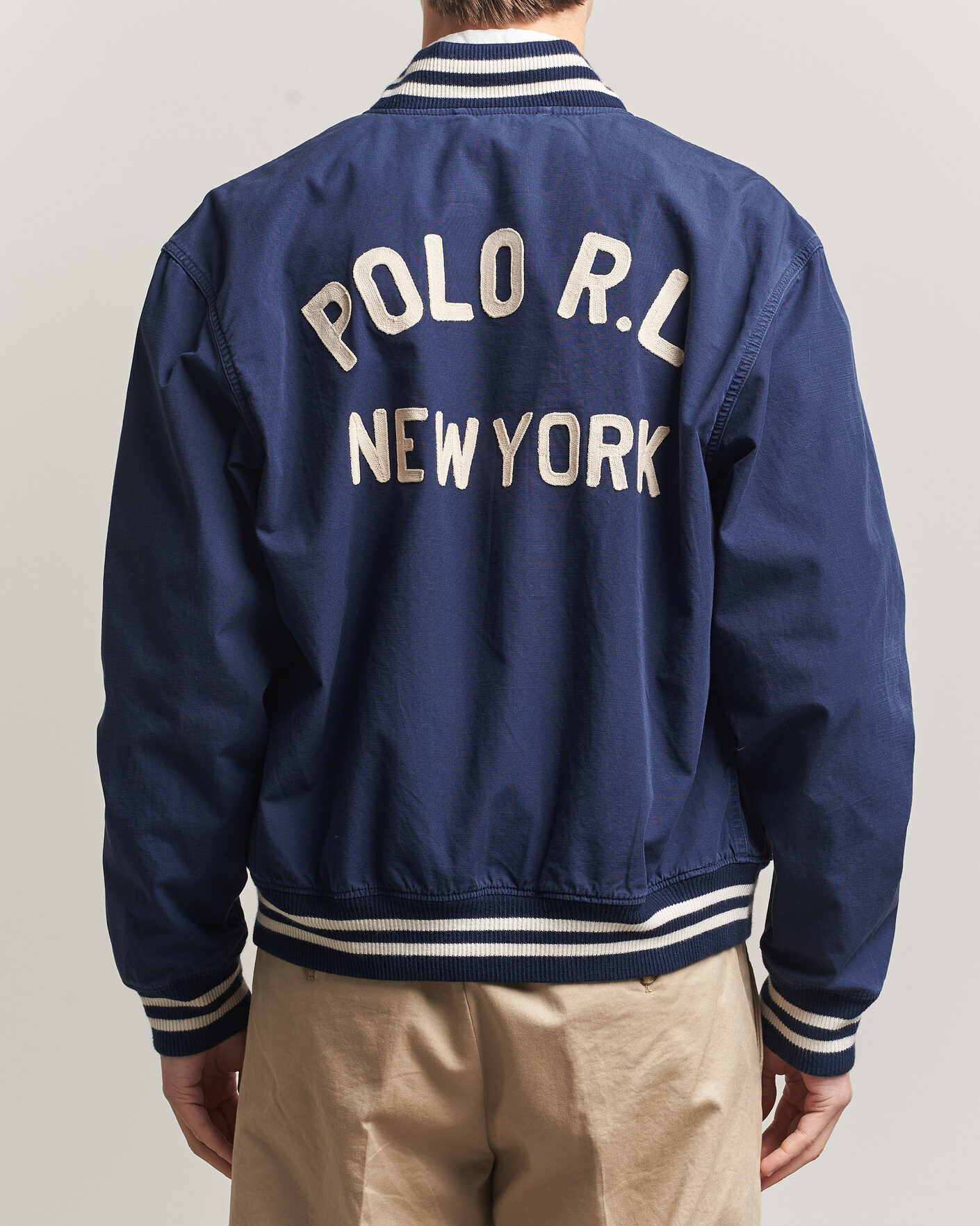 Uomini | Giacche | Polo Ralph Lauren | Rustic Canvas Bomberjacket Newport Navy