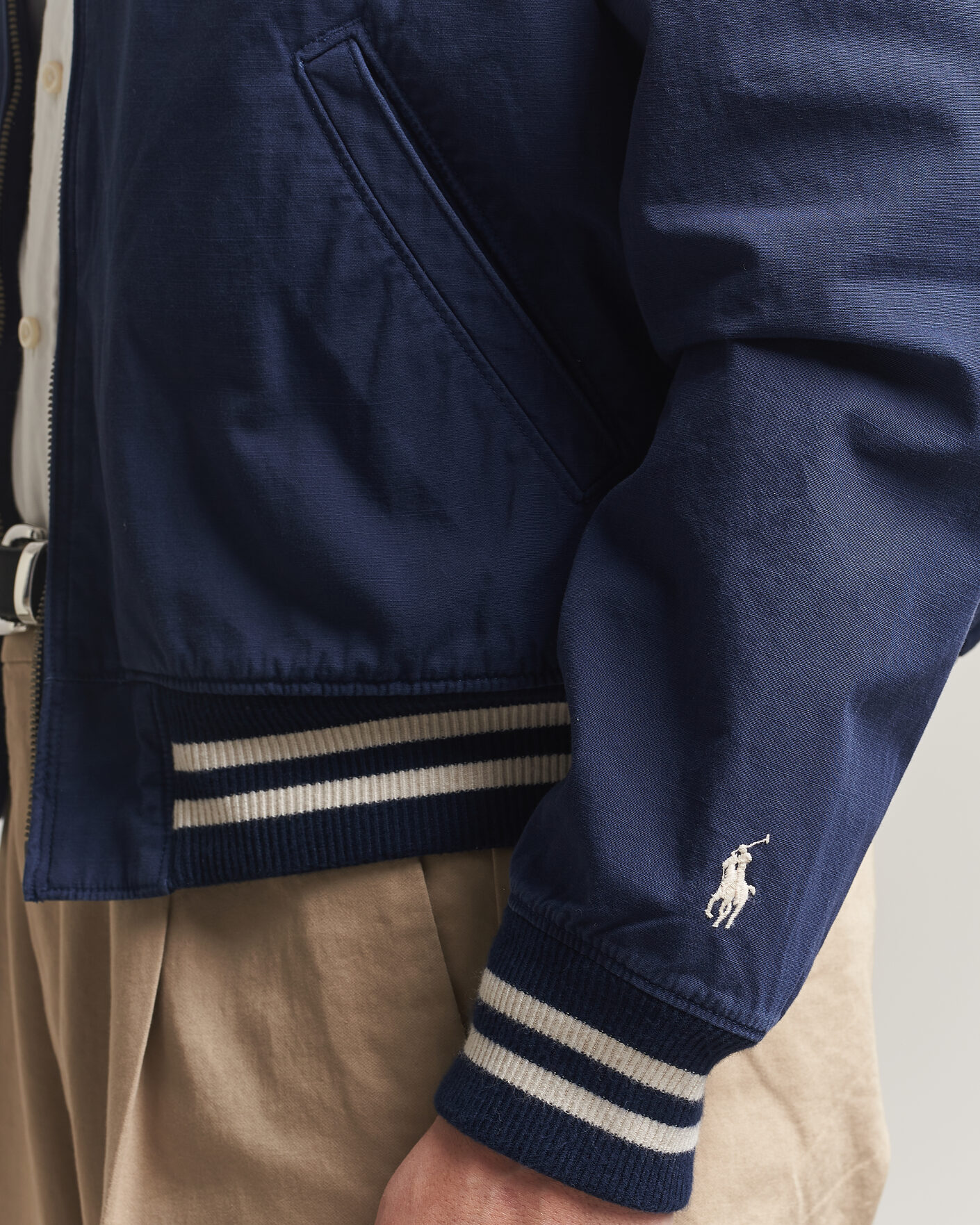 Uomini | Giacche | Polo Ralph Lauren | Rustic Canvas Bomberjacket Newport Navy