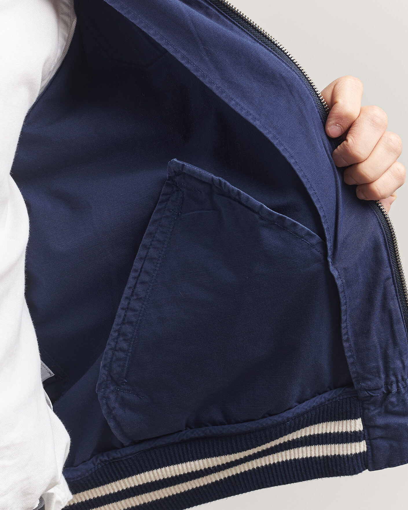 Uomini | Giacche | Polo Ralph Lauren | Rustic Canvas Bomberjacket Newport Navy