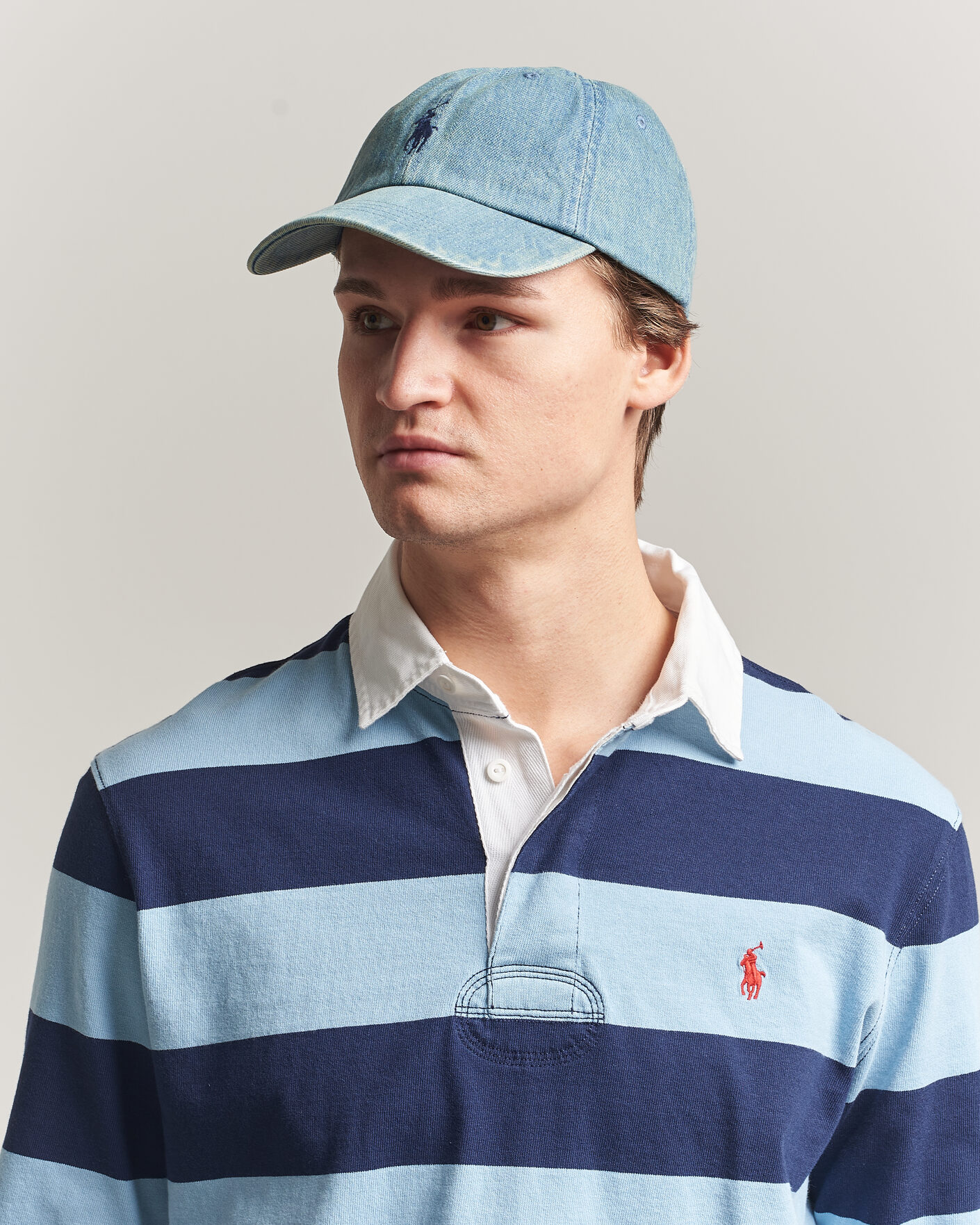 Uomini | Cappelli & Berretti | Polo Ralph Lauren | Denim Cap Light Wash
