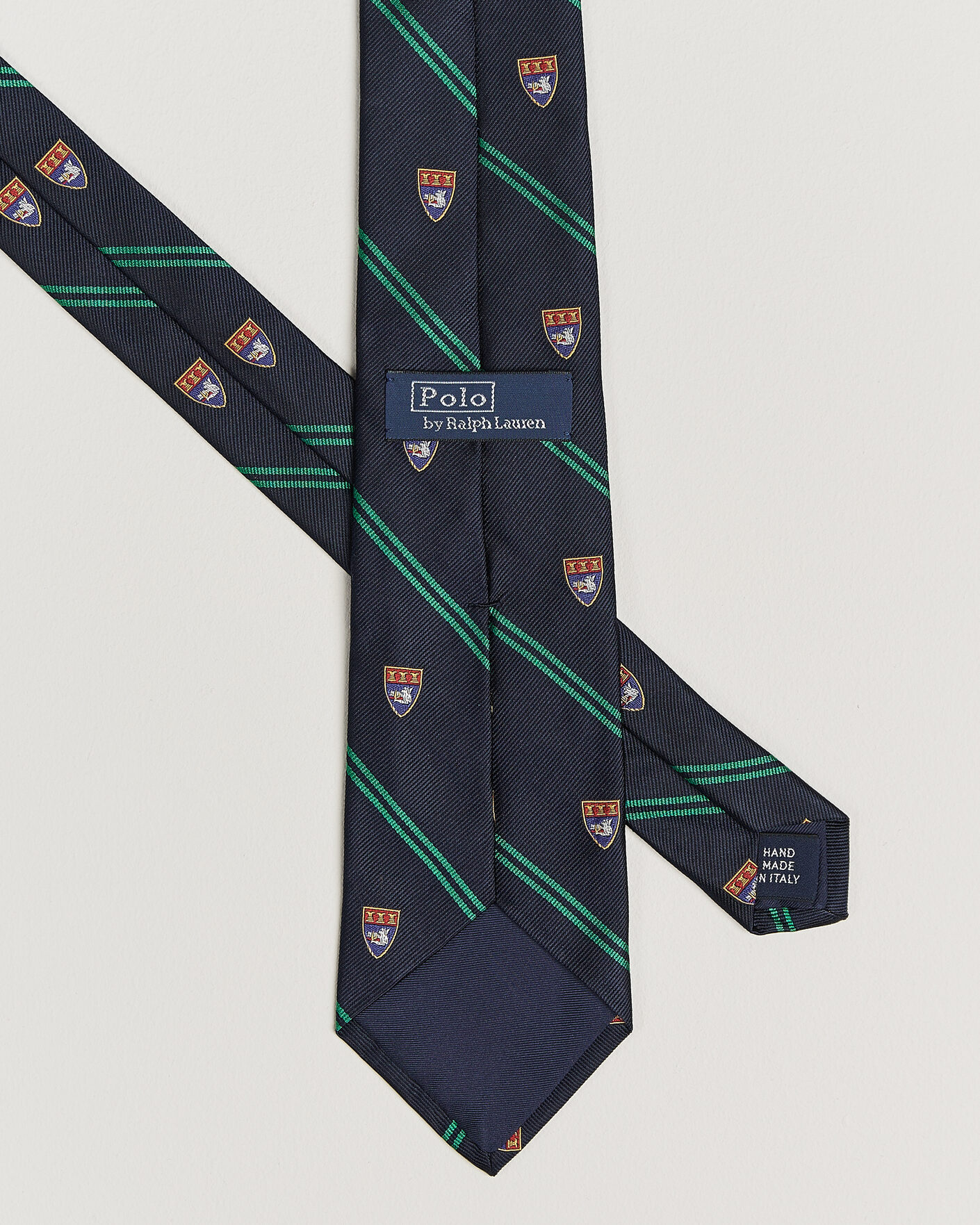Uomini | Cravatte | Polo Ralph Lauren | Boarshead Club Tie Navy/Green