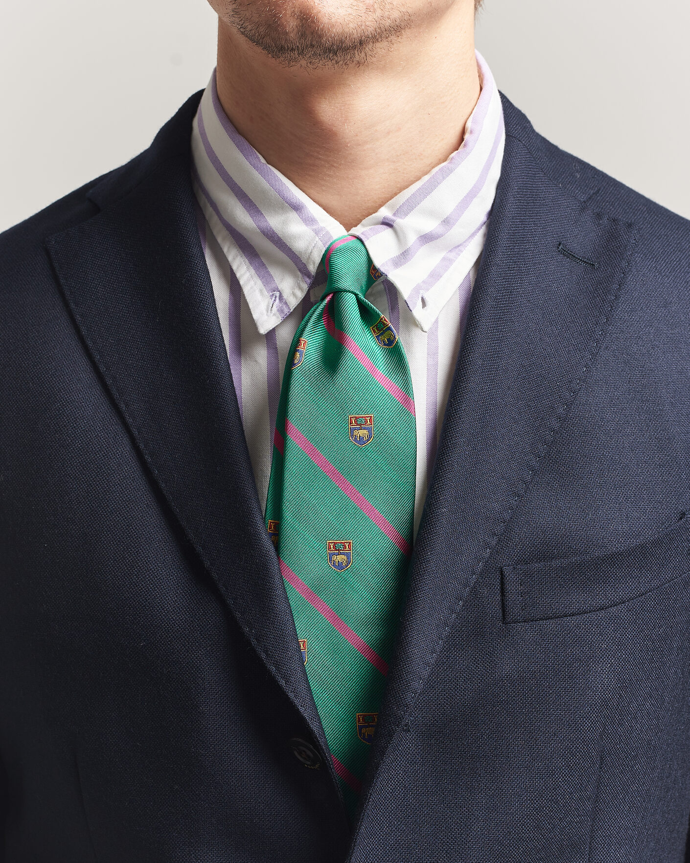 Uomini | Cravatte | Polo Ralph Lauren | Elephant Palm Club Tie Green