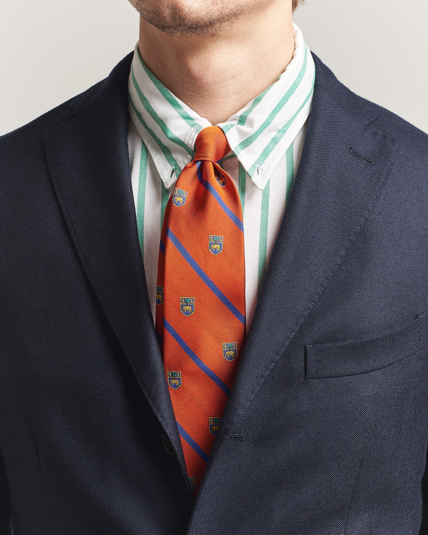 Uomini | Cravatte | Polo Ralph Lauren | Elephant Palm Club Tie Orange