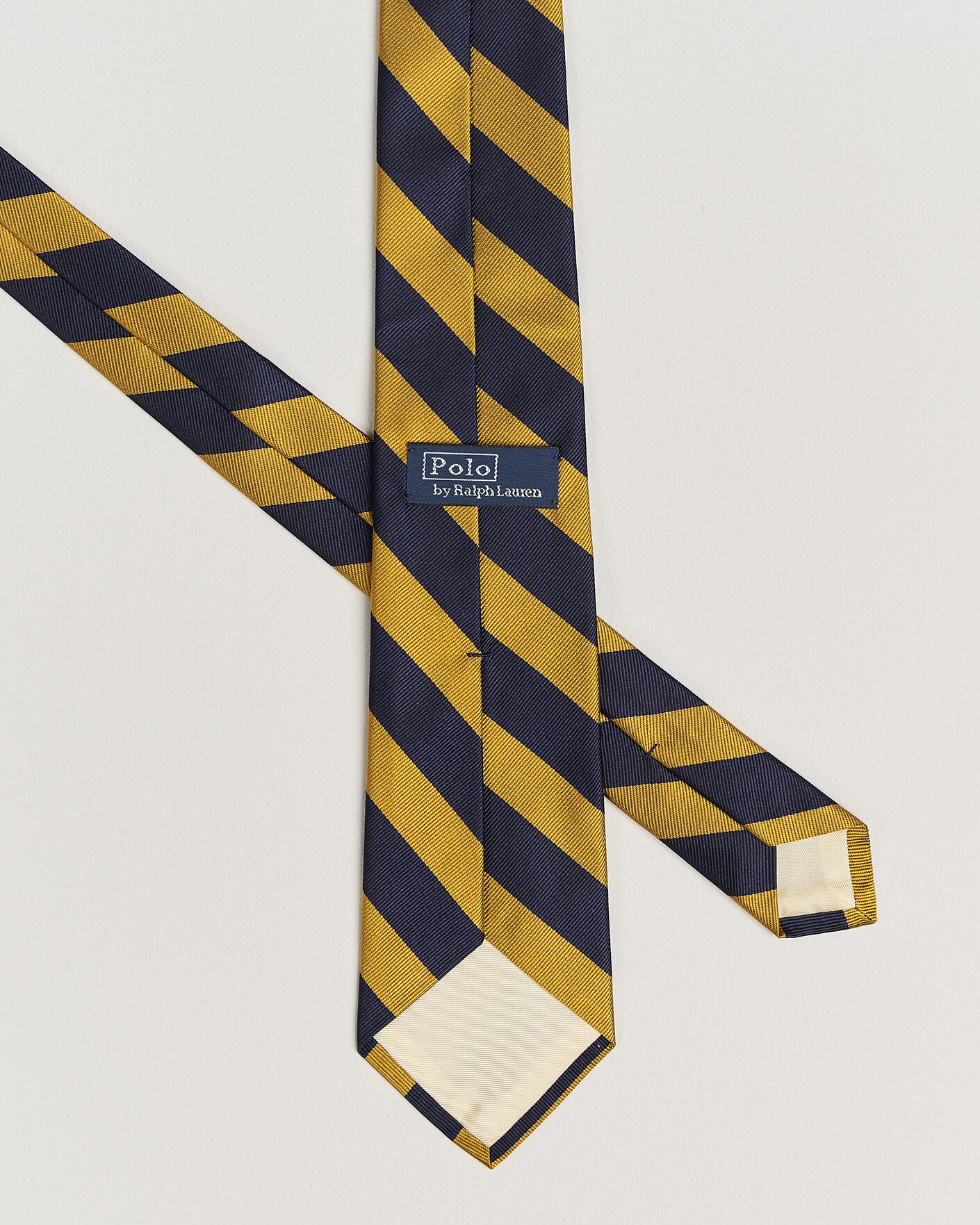 Uomini | Cravatte | Polo Ralph Lauren | Striped Club Tie Navy/Gold