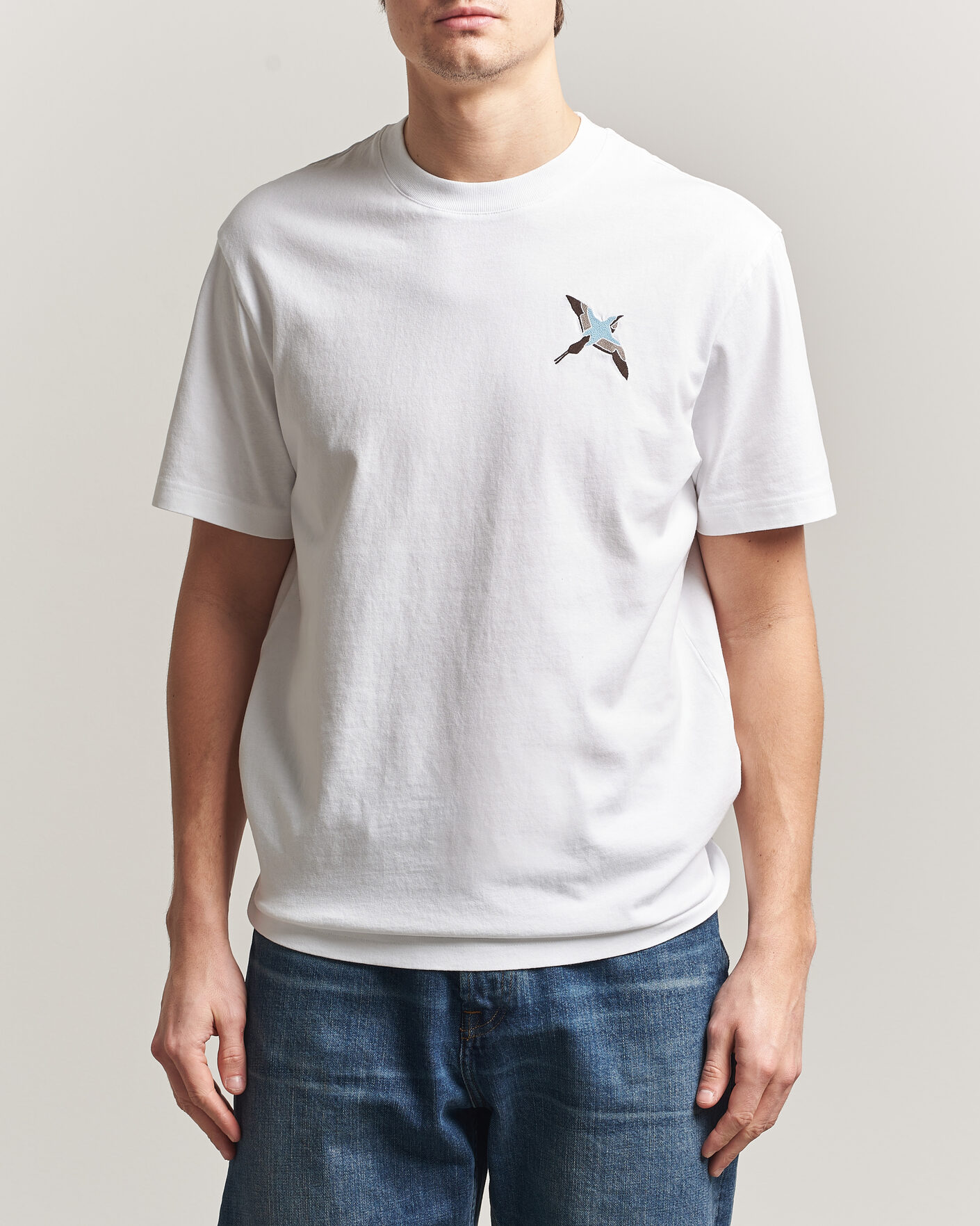 Uomini | T-shirt | Axel Arigato | Micro Bee Bird T-Shirt White
