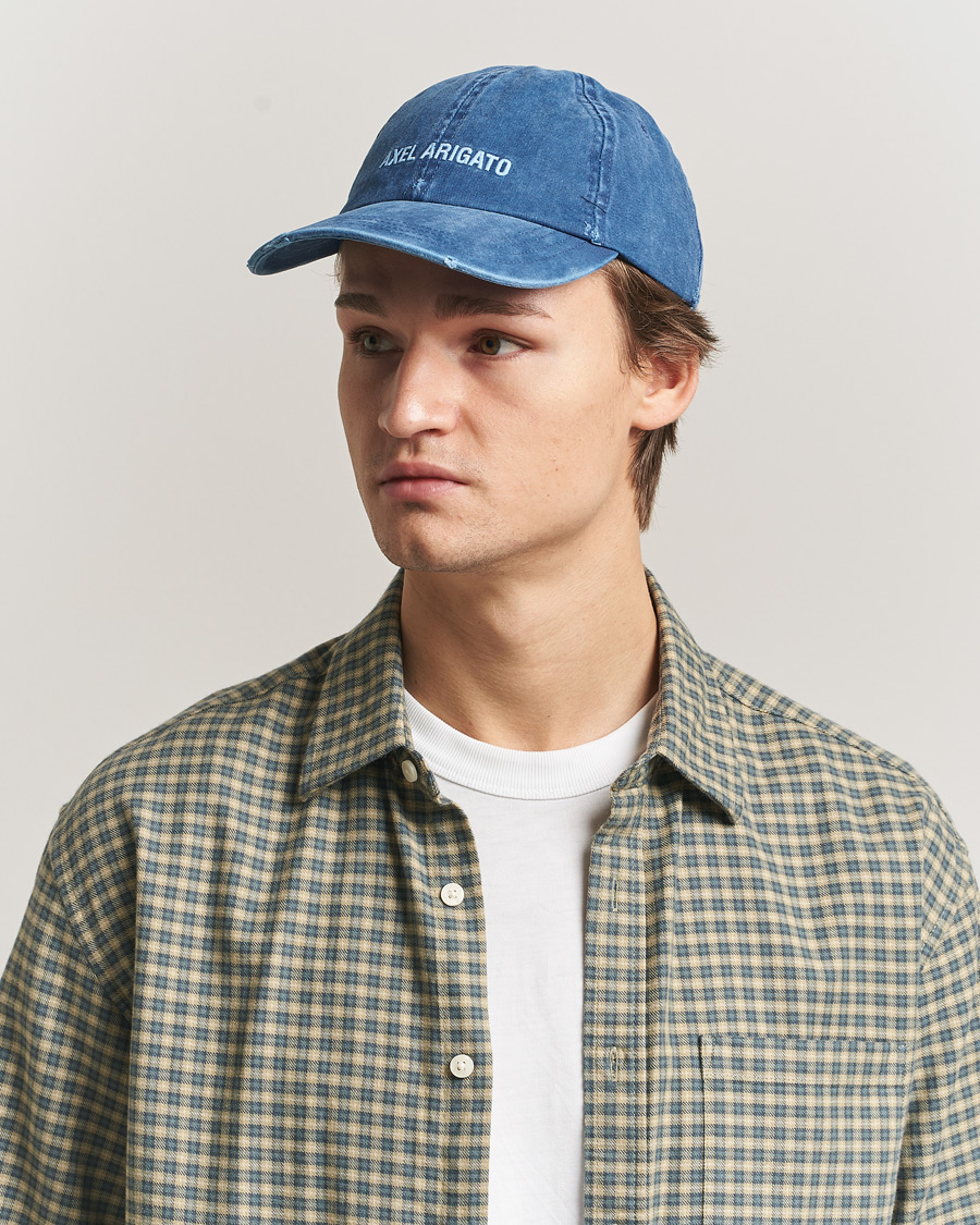 Uomini | Cappelli & Berretti | Axel Arigato | AA Logo Cap Washed Blue