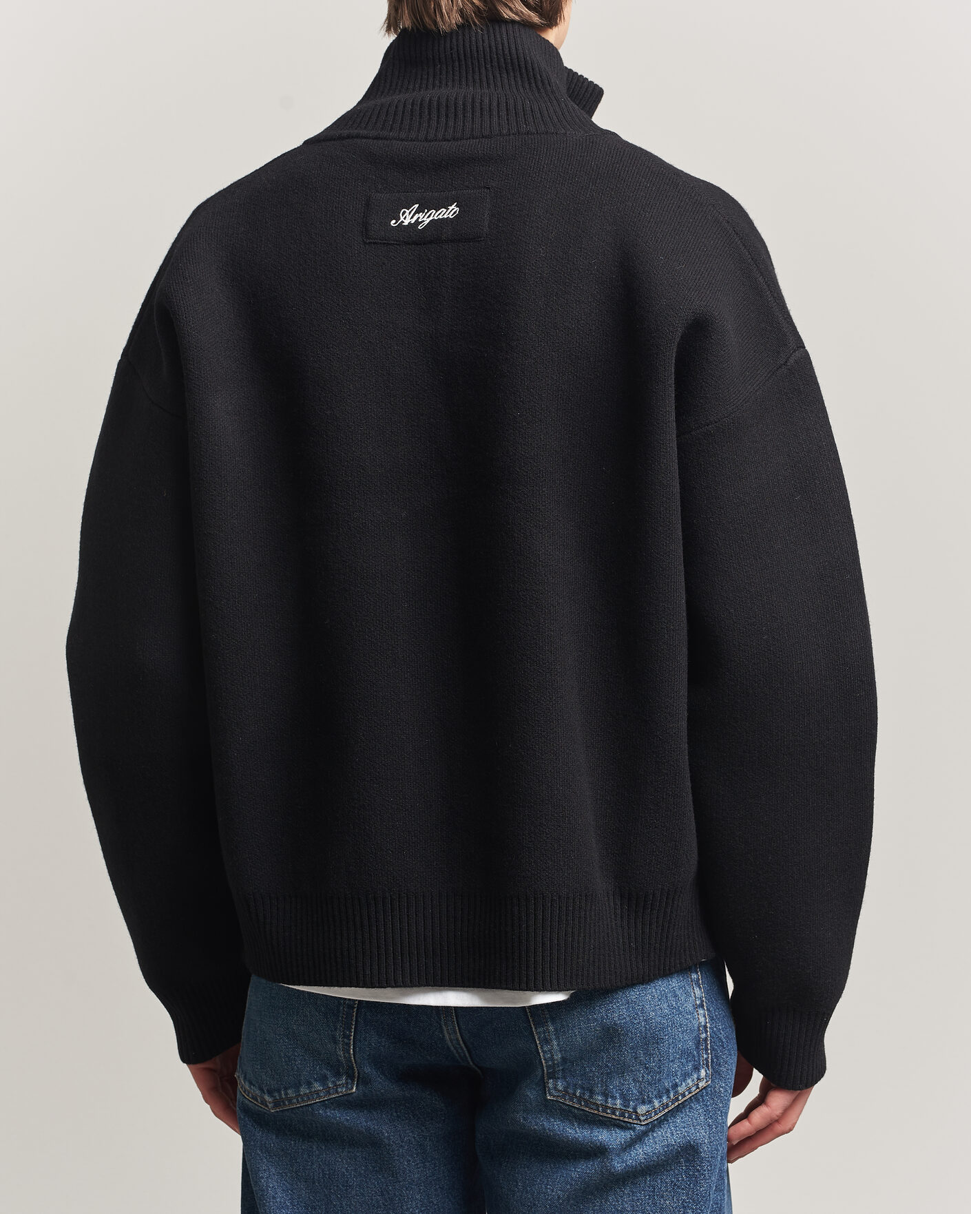 Uomini | Maglieria | Axel Arigato | Core Zip-Up Sweater Black