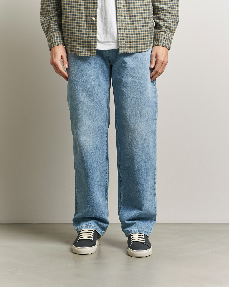 Uomini | Jeans | Axel Arigato | Archive Straight Fit Jeans Light Blue