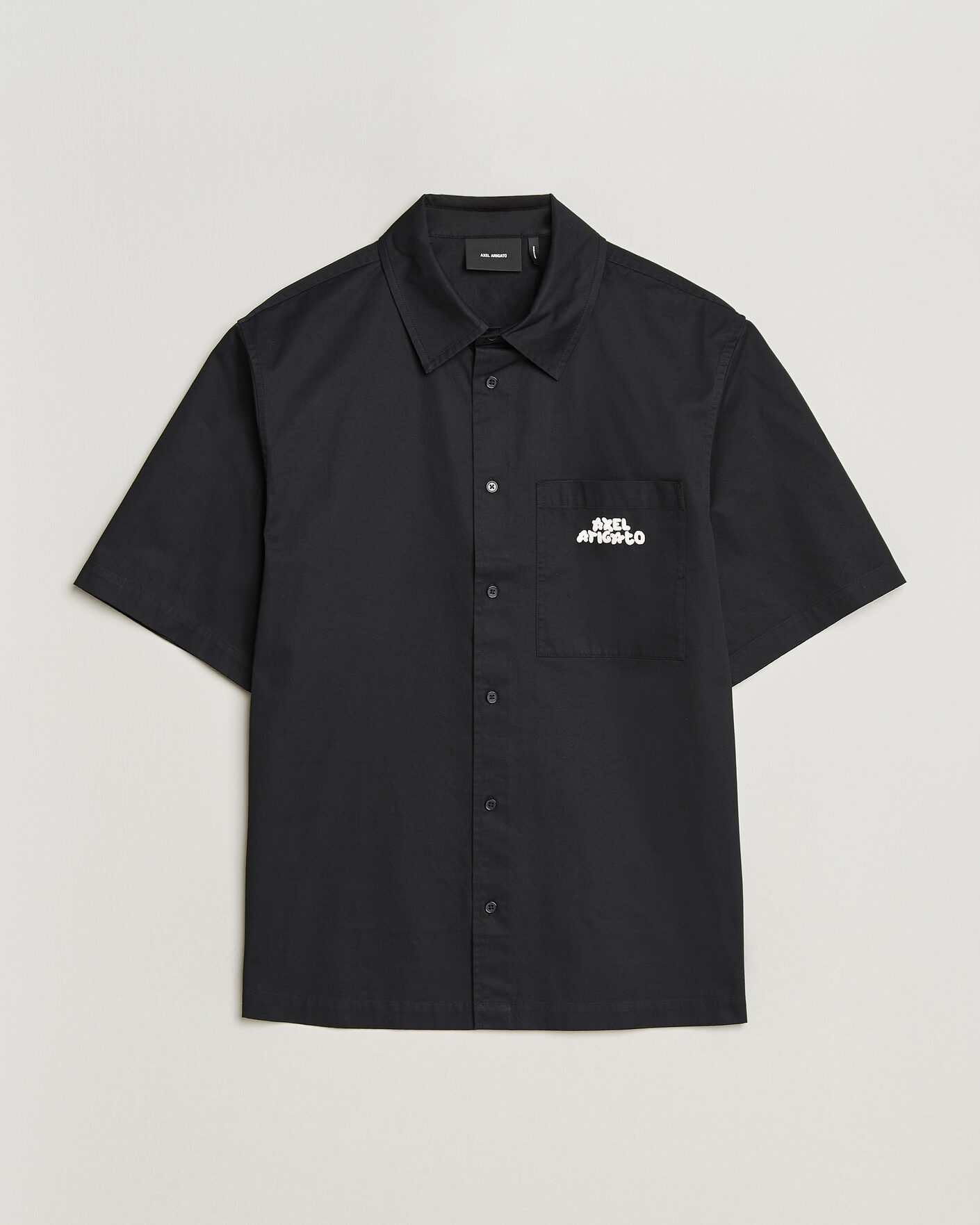 Uomini | Camicie | Axel Arigato | Drew Short Sleeve Shirt Black