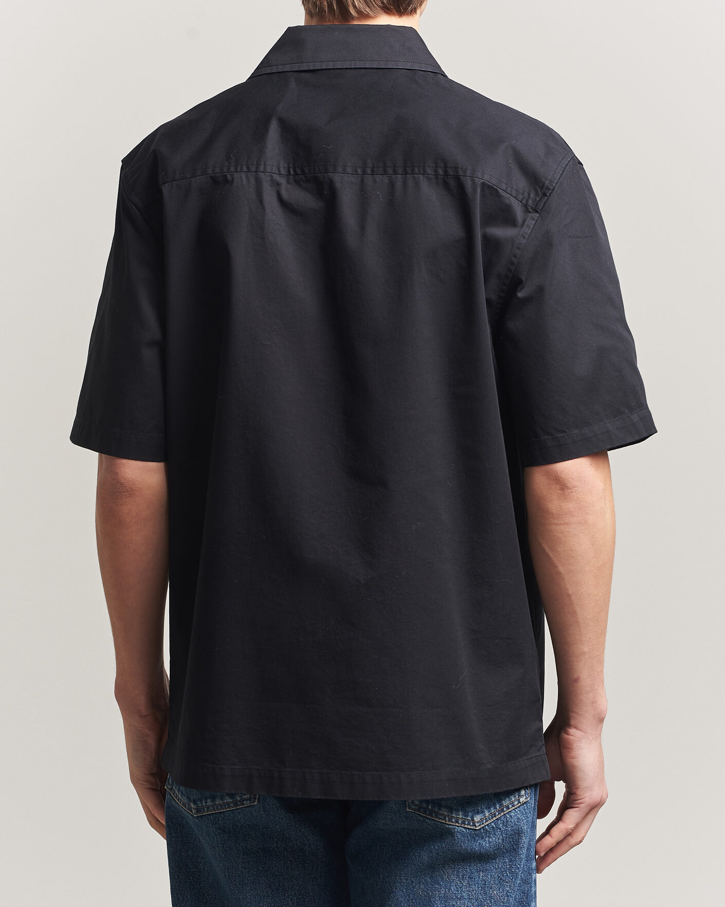 Uomini | Camicie | Axel Arigato | Drew Short Sleeve Shirt Black