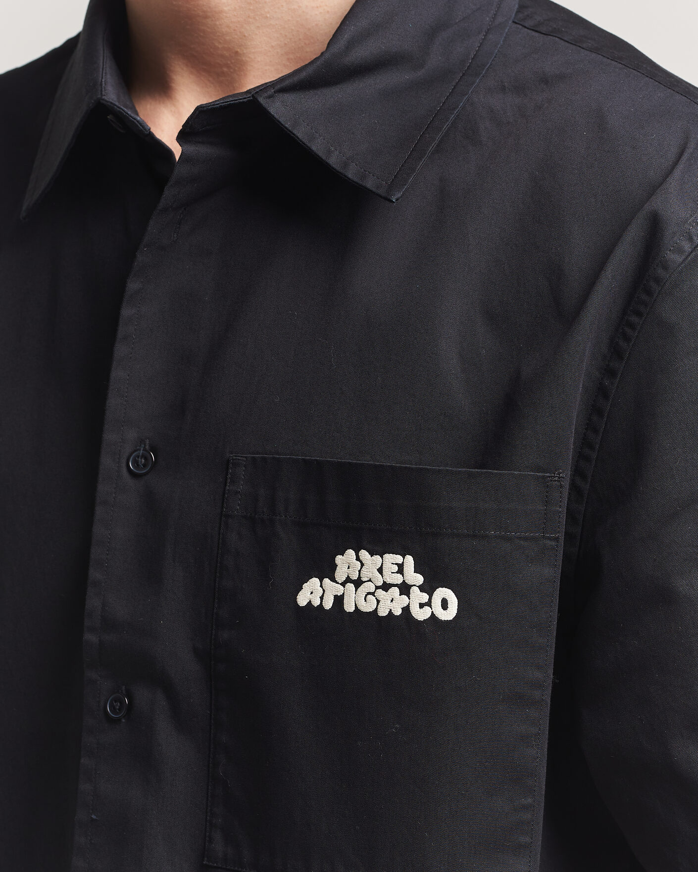 Uomini | Camicie | Axel Arigato | Drew Short Sleeve Shirt Black