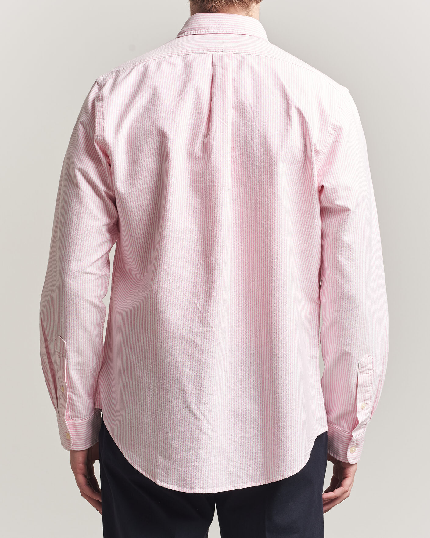 Uomini | Camicie | Polo Ralph Lauren | Custom Fit Micro Striped Oxford Shirt Pink