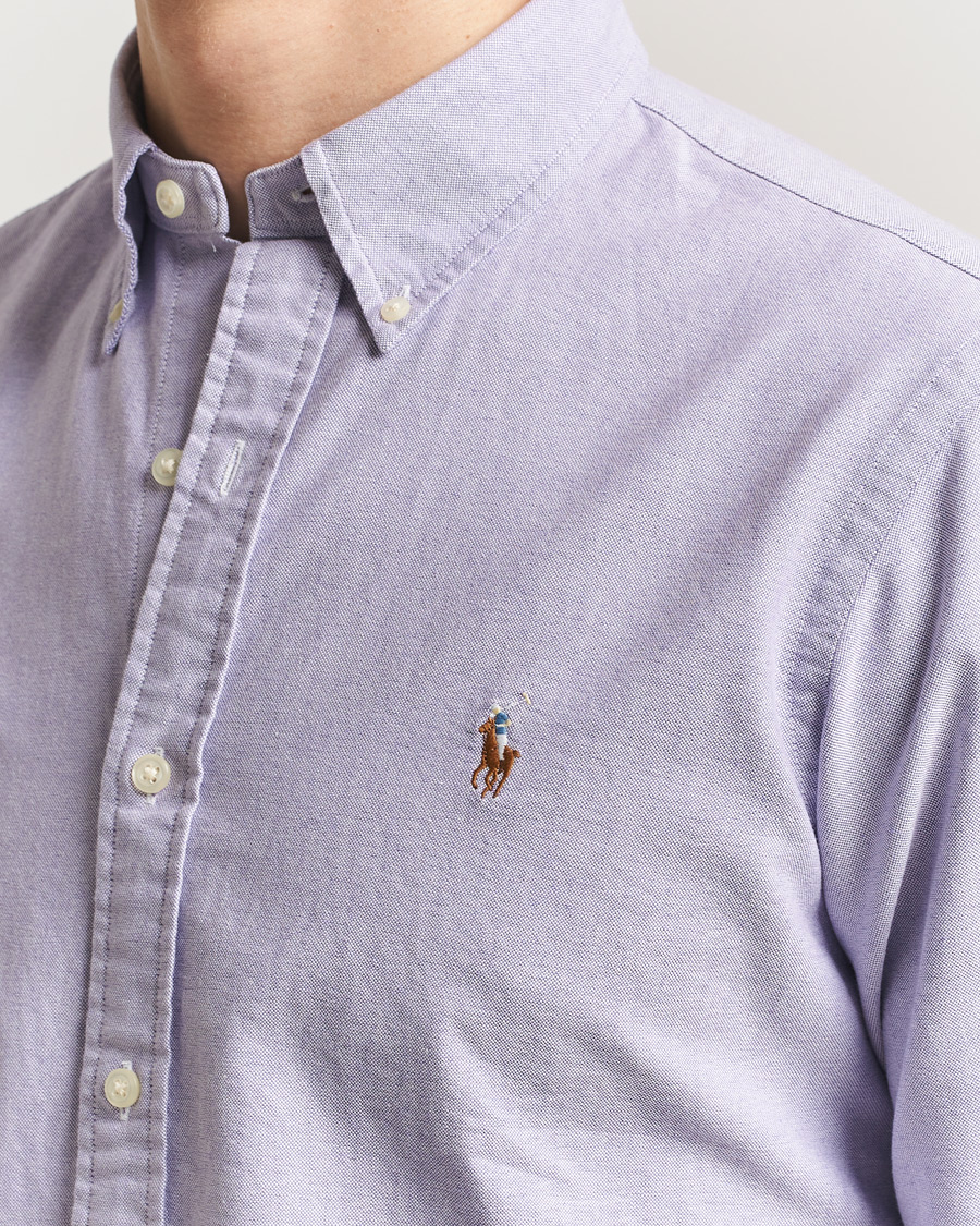 Uomini | Camicie | Polo Ralph Lauren | Custom Fit Oxford Shirt Tissel Purple