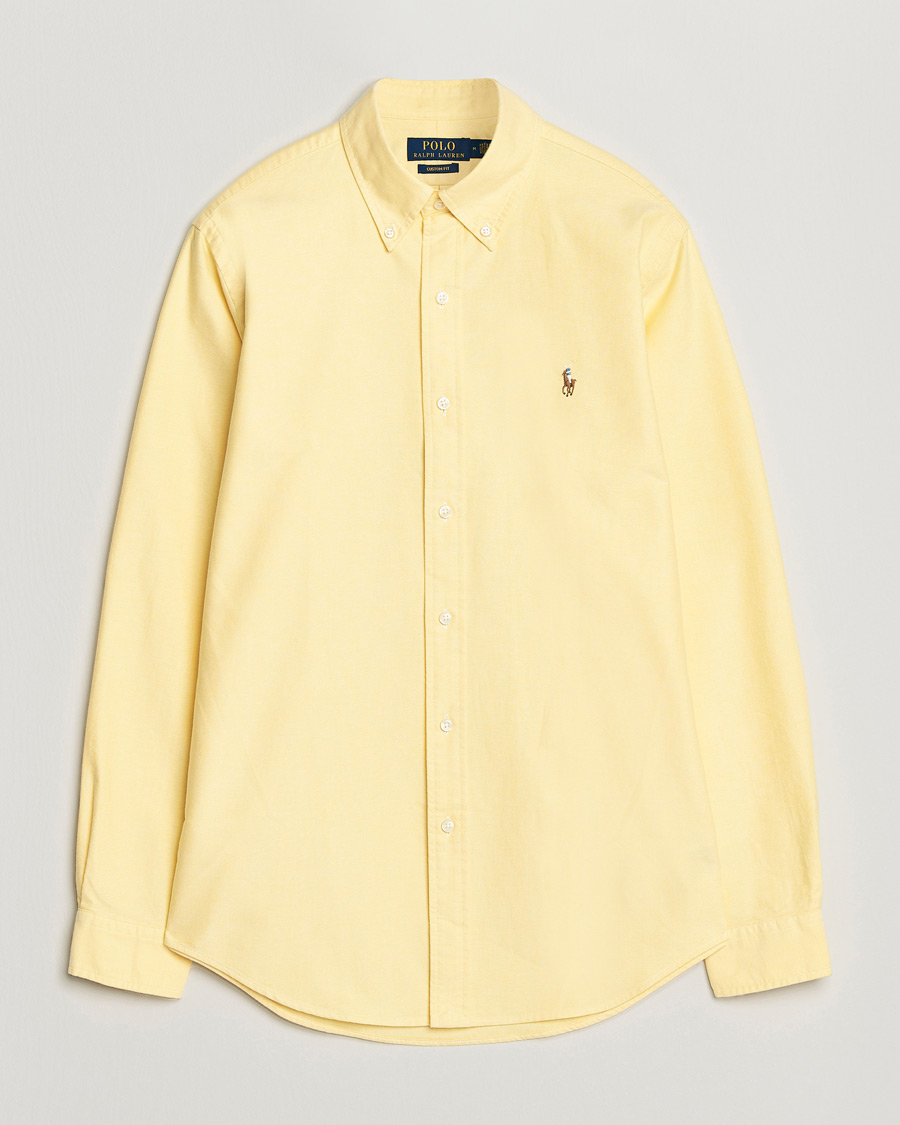 Uomini | Camicie | Polo Ralph Lauren | Custom Fit Oxford Shirt Yellow