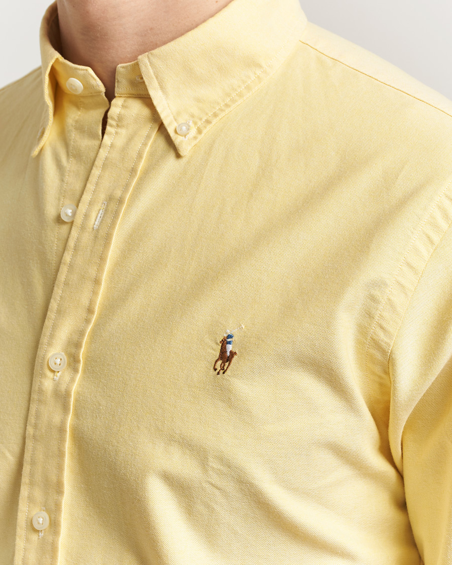 Uomini | Camicie | Polo Ralph Lauren | Custom Fit Oxford Shirt Yellow
