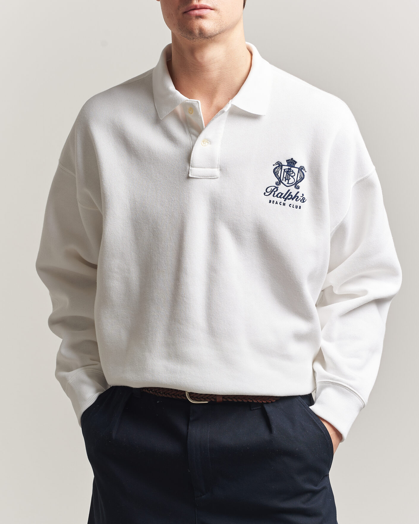 Uomini | Maglieria | Polo Ralph Lauren | Ralph's Beach Club Sweater White