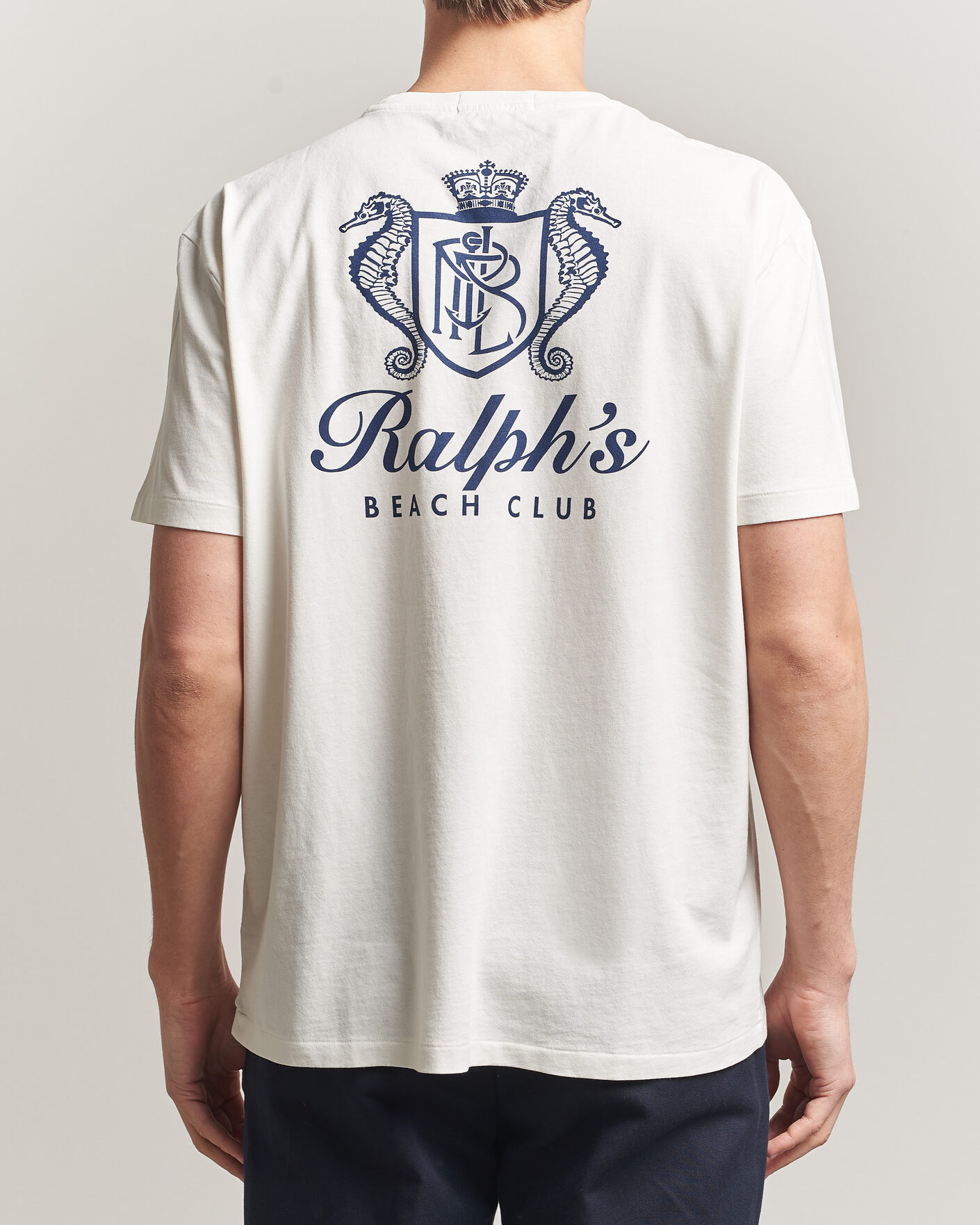 Uomini | T-shirt | Polo Ralph Lauren | Ralph's Beach Club Back Print Tee White