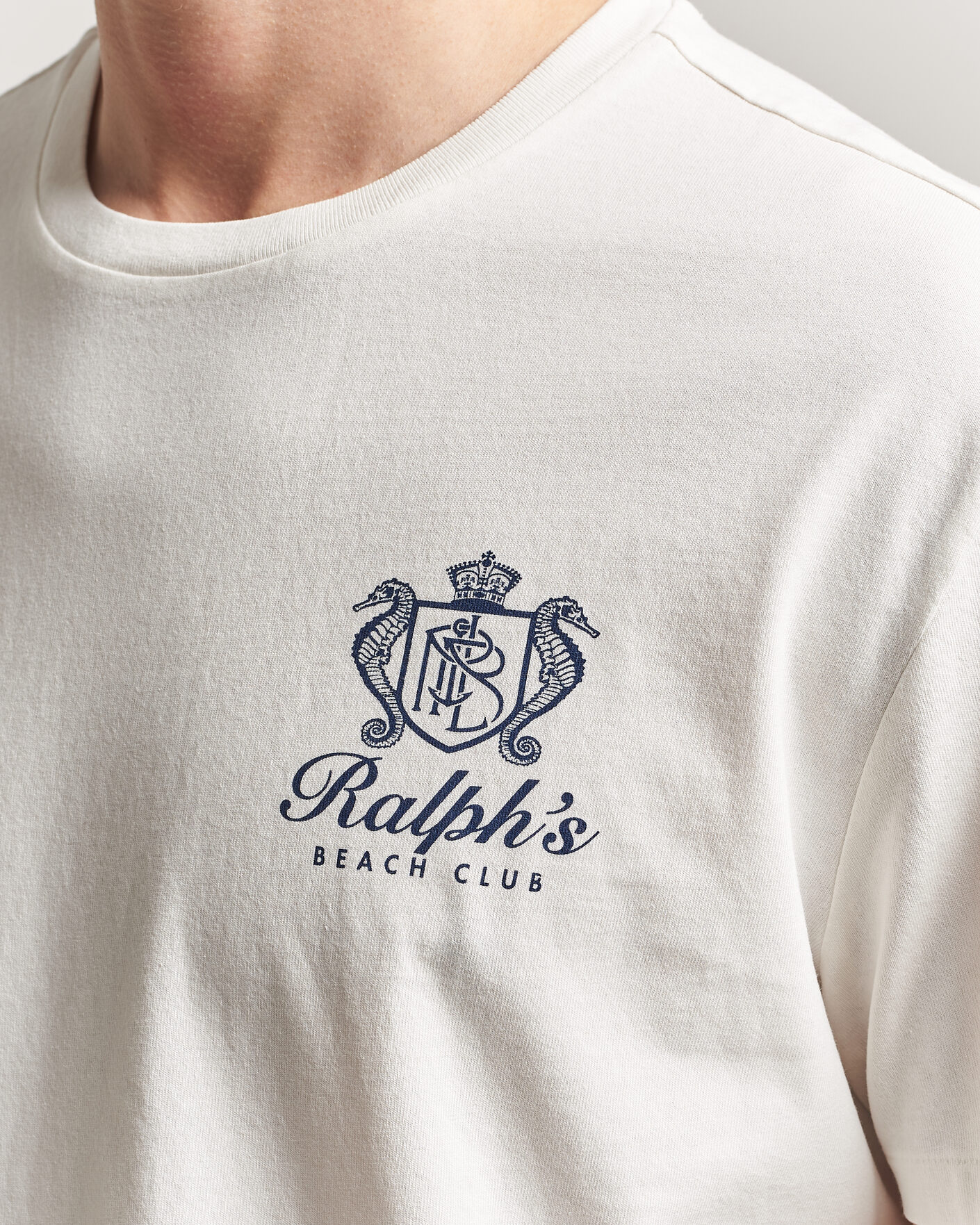 Uomini | T-shirt | Polo Ralph Lauren | Ralph's Beach Club Back Print Tee White