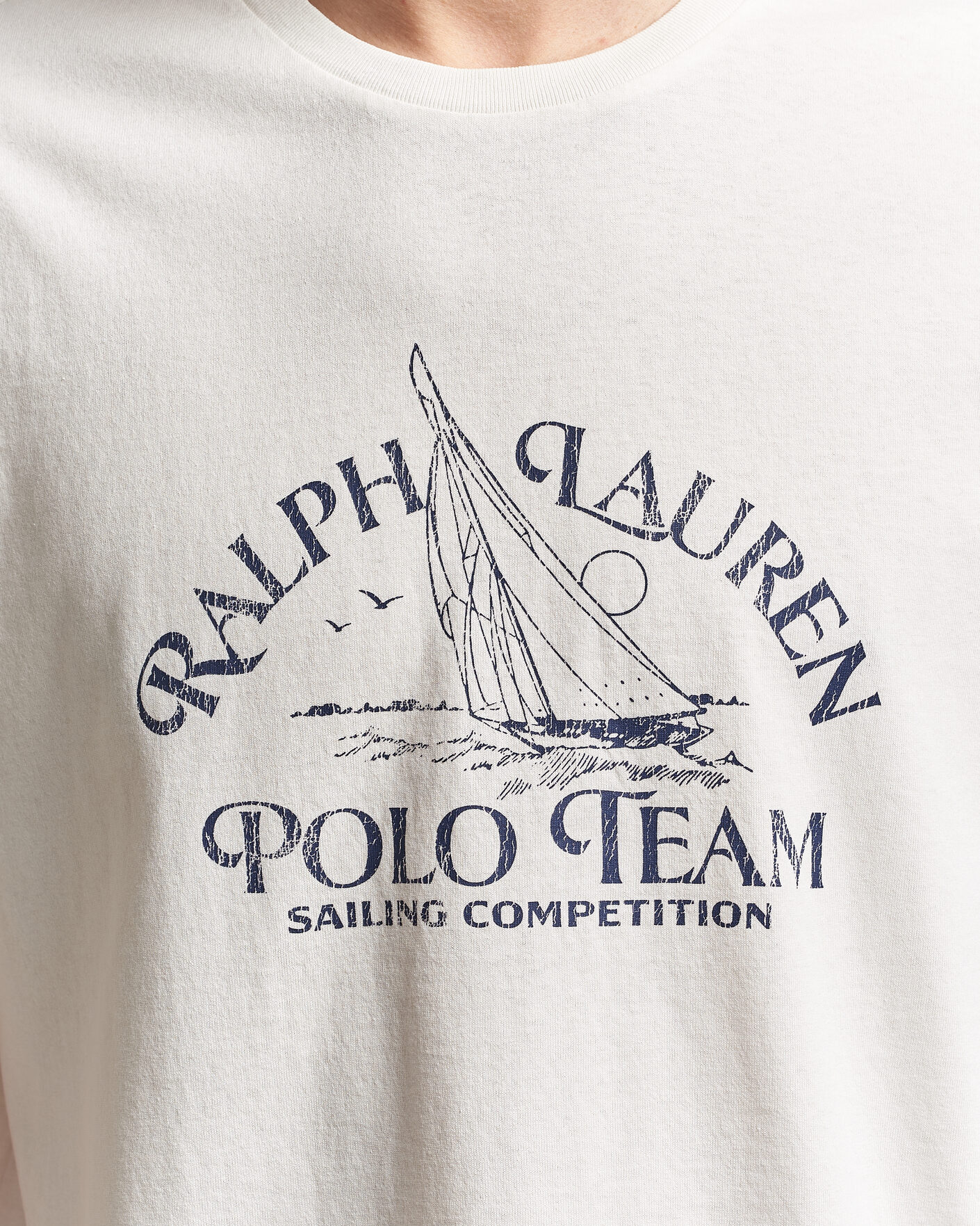 Uomini | T-shirt | Polo Ralph Lauren | Ralph's Beach Club Printed Tee Deckwash White