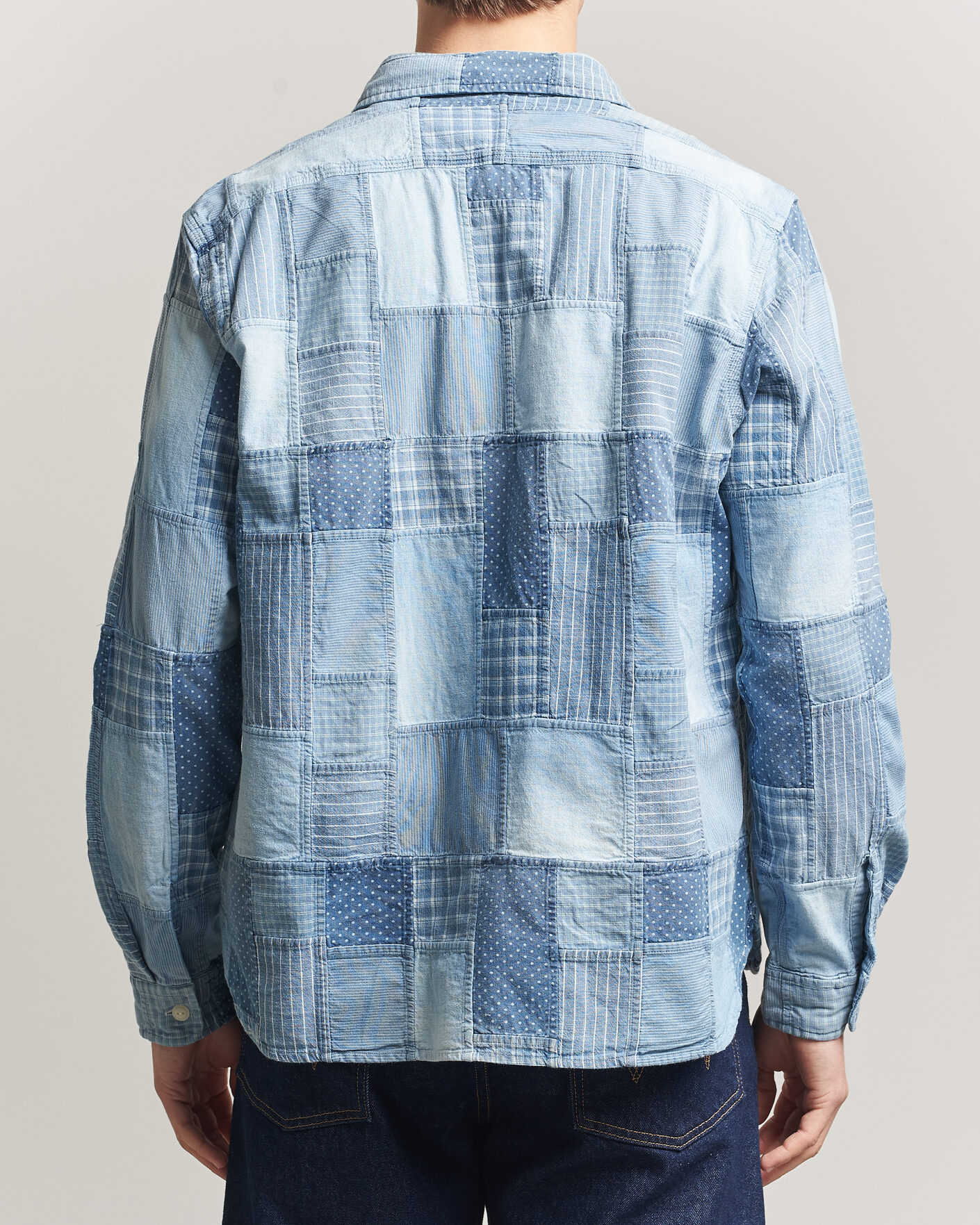 Uomini | Camicie | Polo Ralph Lauren | Indigo Patchwork Shirt Blue