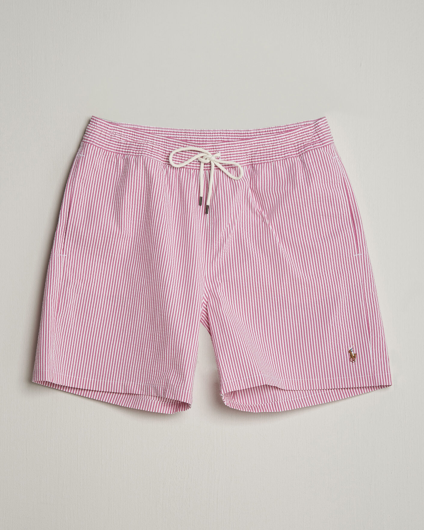 Uomini | Costumi da bagno | Polo Ralph Lauren | Traveler Mid Trunk Seersucker Rose