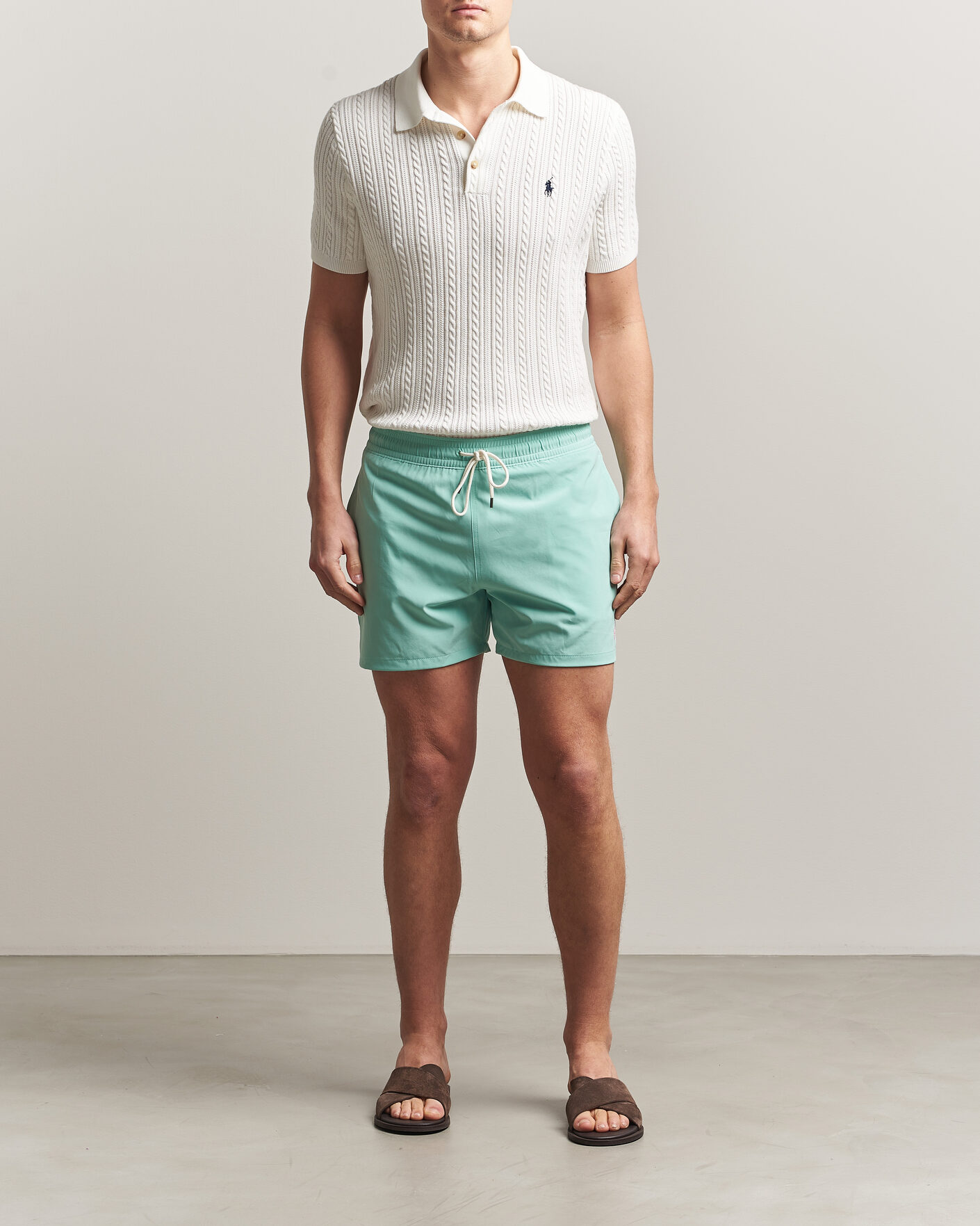 Uomini | Costumi da bagno | Polo Ralph Lauren | Traveler Slim Trunk Celadon