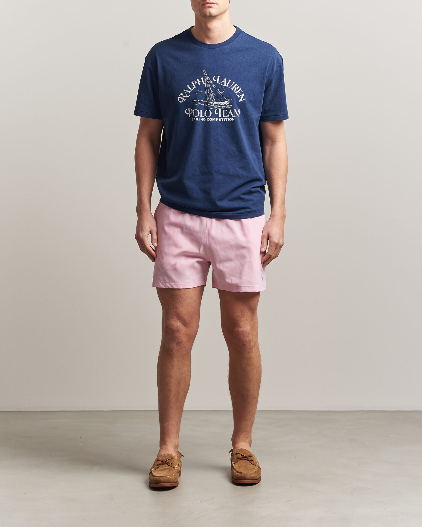 Uomini | Costumi da bagno | Polo Ralph Lauren | Traveler Slim Trunk Pink
