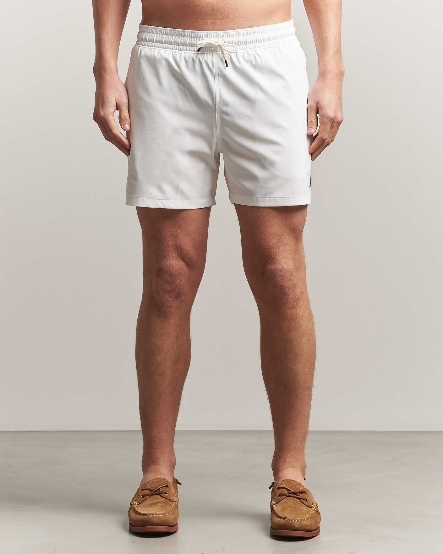 Uomini | Costumi da bagno | Polo Ralph Lauren | Traveler Slim Trunk White