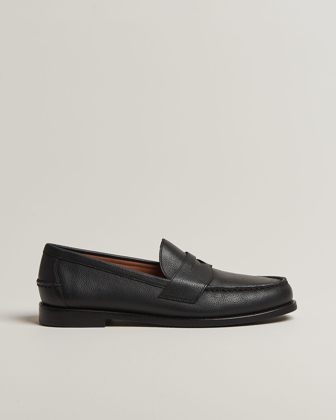 Uomini | Mocassini | Polo Ralph Lauren | Alston Penny Loafer Black Pebble Calf