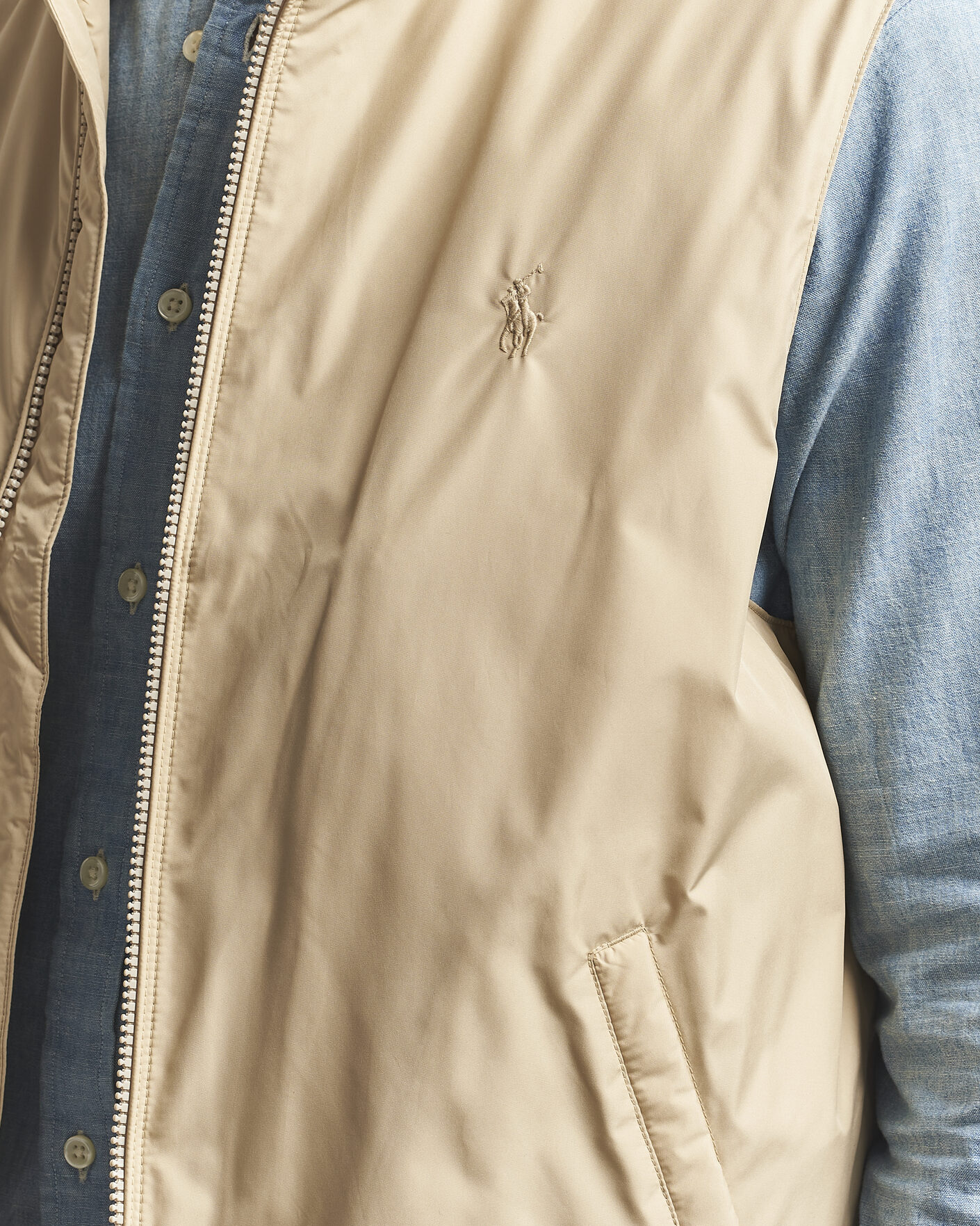 Uomini | Gilet | Polo Ralph Lauren | Insulated Packable Vest Beige