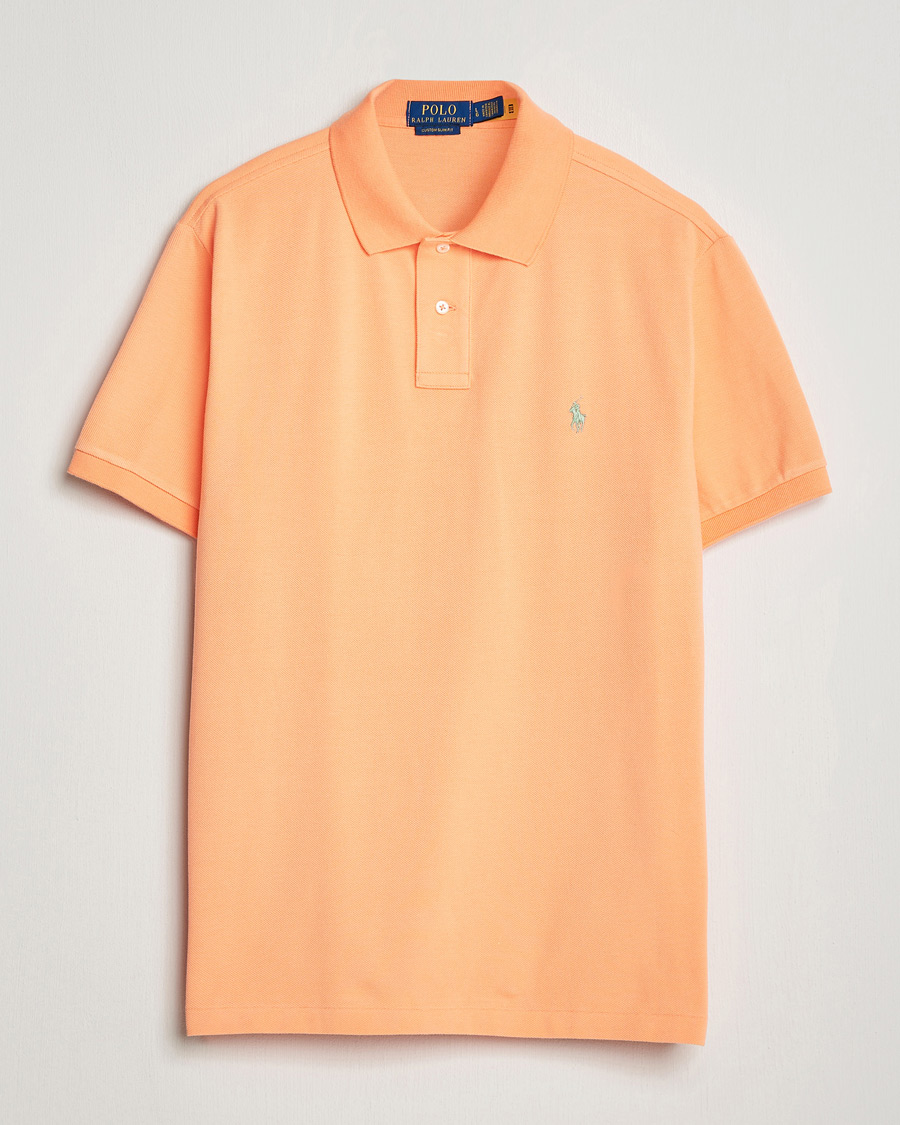 Uomini | Polo | Polo Ralph Lauren | Custom Slim Fit Polo Pompano Orange