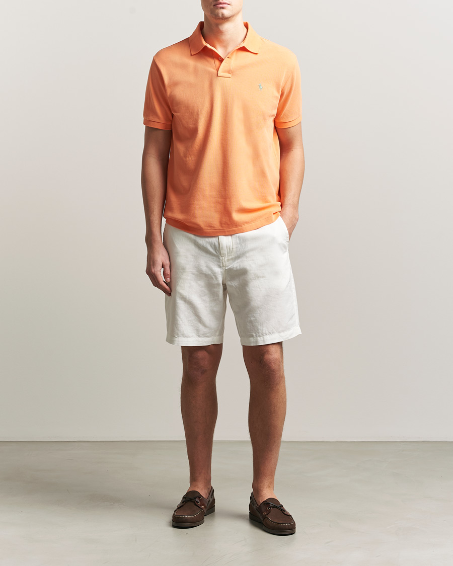 Uomini | Polo | Polo Ralph Lauren | Custom Slim Fit Polo Pompano Orange