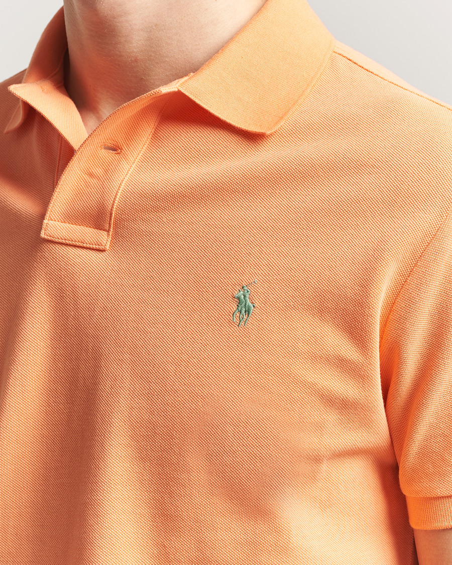 Uomini | Polo | Polo Ralph Lauren | Custom Slim Fit Polo Pompano Orange