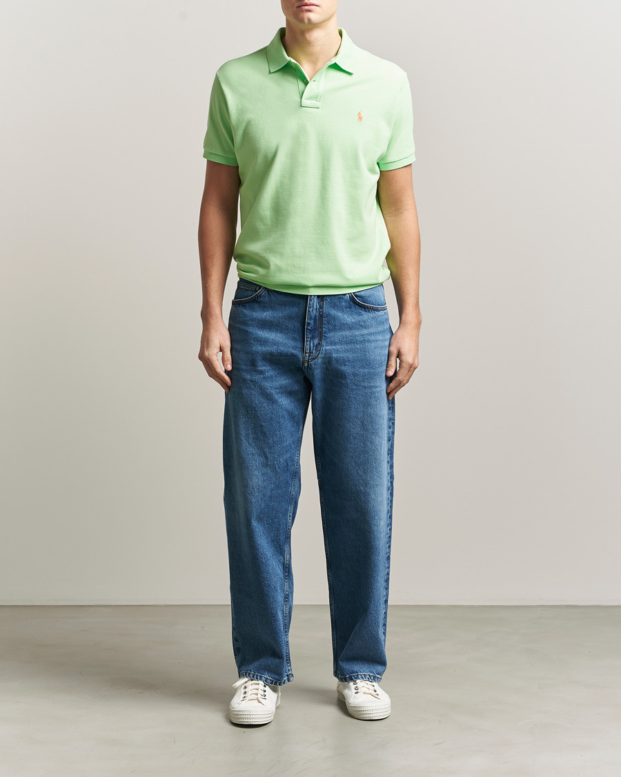Uomini | Polo | Polo Ralph Lauren | Custom Slim Fit Polo Cruise Lime