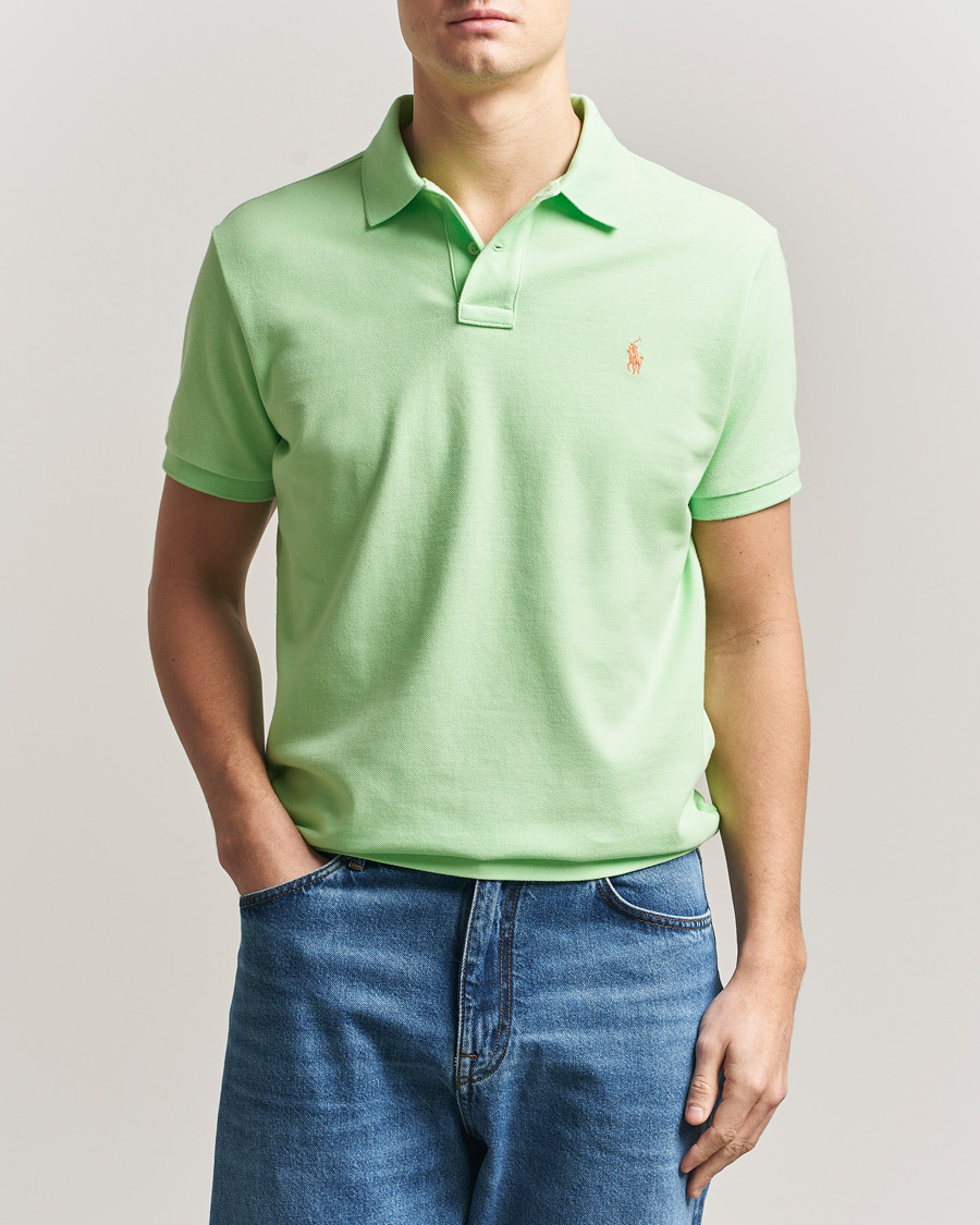 Uomini | Polo | Polo Ralph Lauren | Custom Slim Fit Polo Cruise Lime