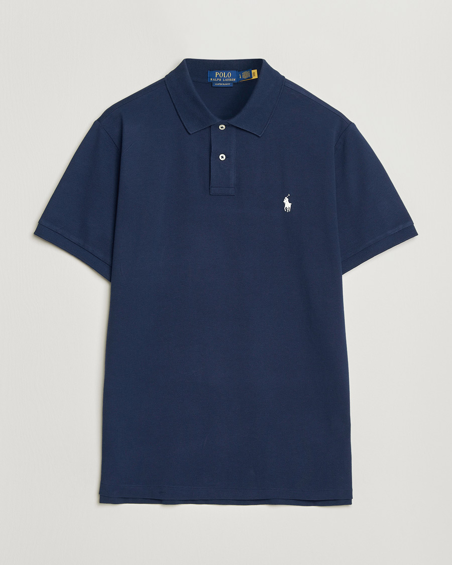 Uomini | Polo | Polo Ralph Lauren | Custom Slim Fit Polo Navy