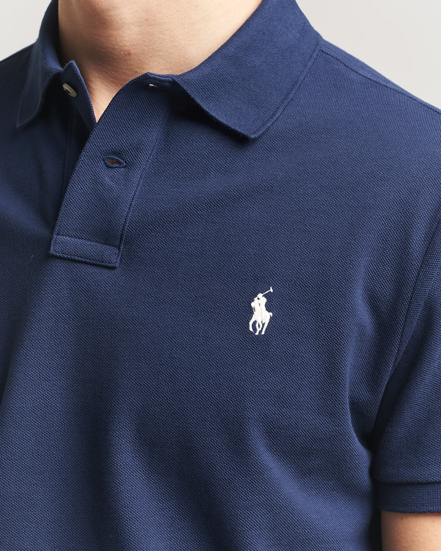 Uomini | Polo | Polo Ralph Lauren | Custom Slim Fit Polo Navy