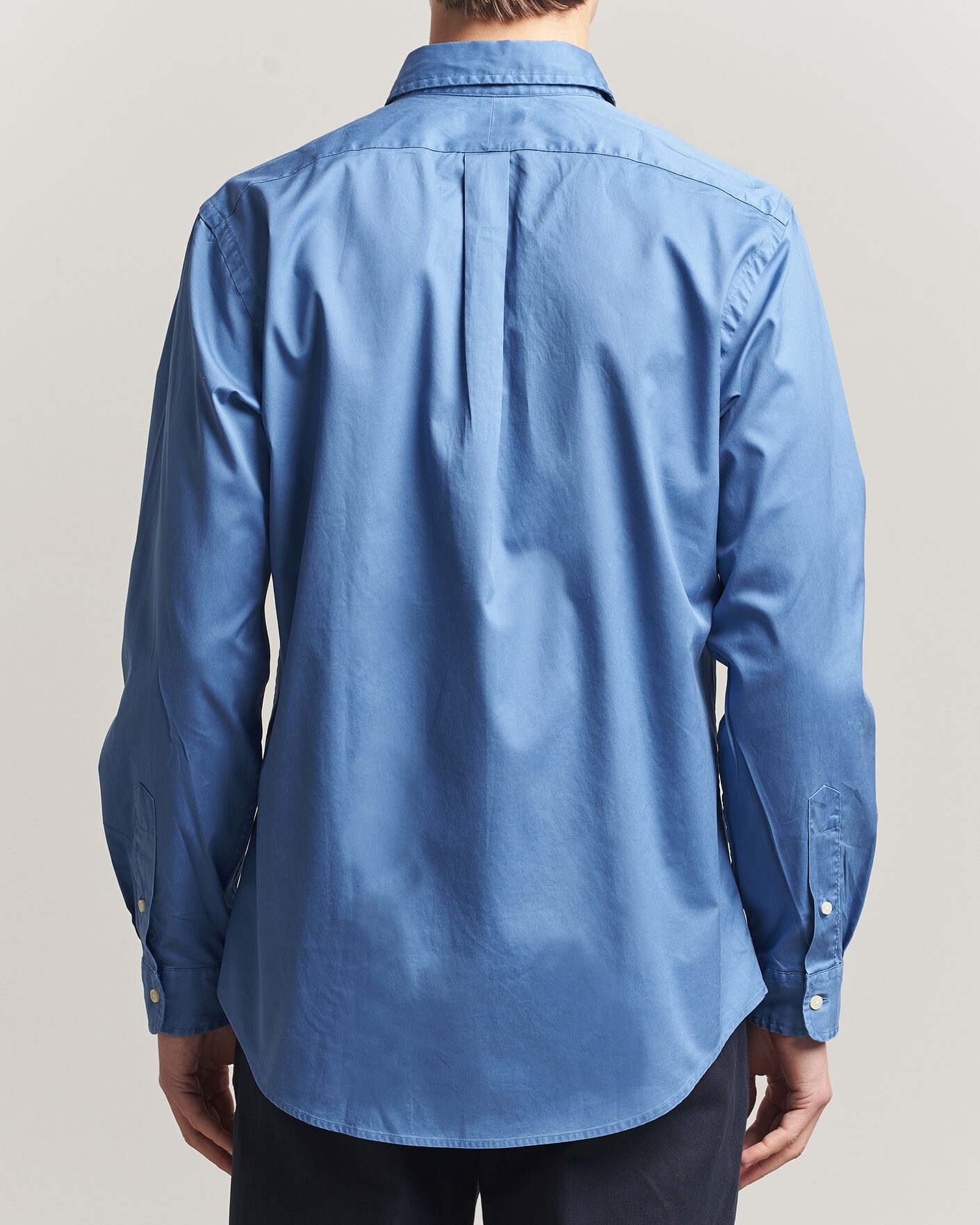 Uomini | Camicie | Polo Ralph Lauren | Custom Fit Garment Twill Shirt Nimes Blue